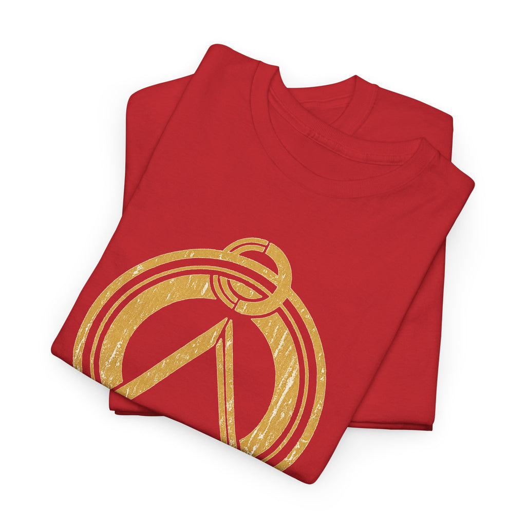 There Is No Place Like Home Graphic Tee — Vintage Gold Sigil T‑Shirt