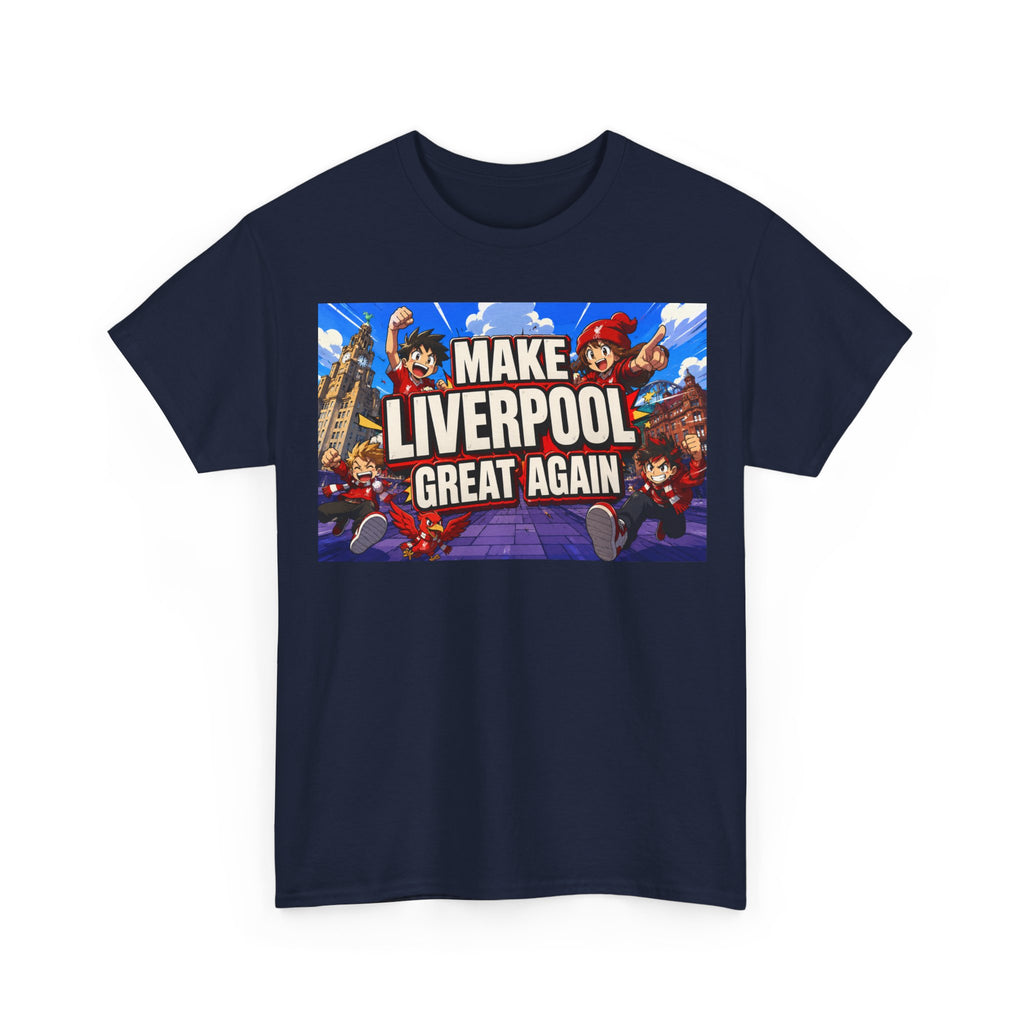 Liverpool Fan Tee – "Make Liverpool Great Again" Graphic Shirt