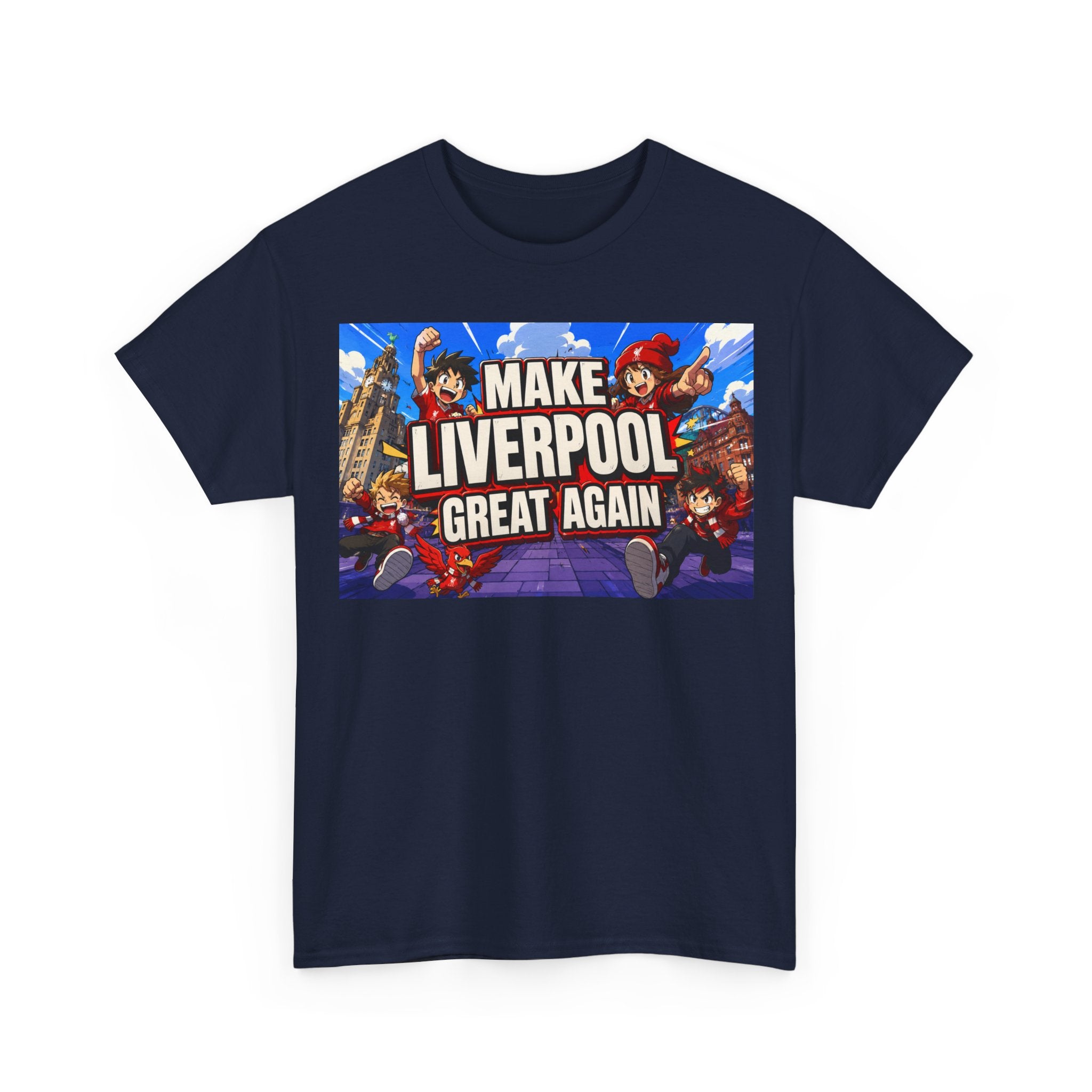 Liverpool Fan Tee – "Make Liverpool Great Again" Graphic Shirt