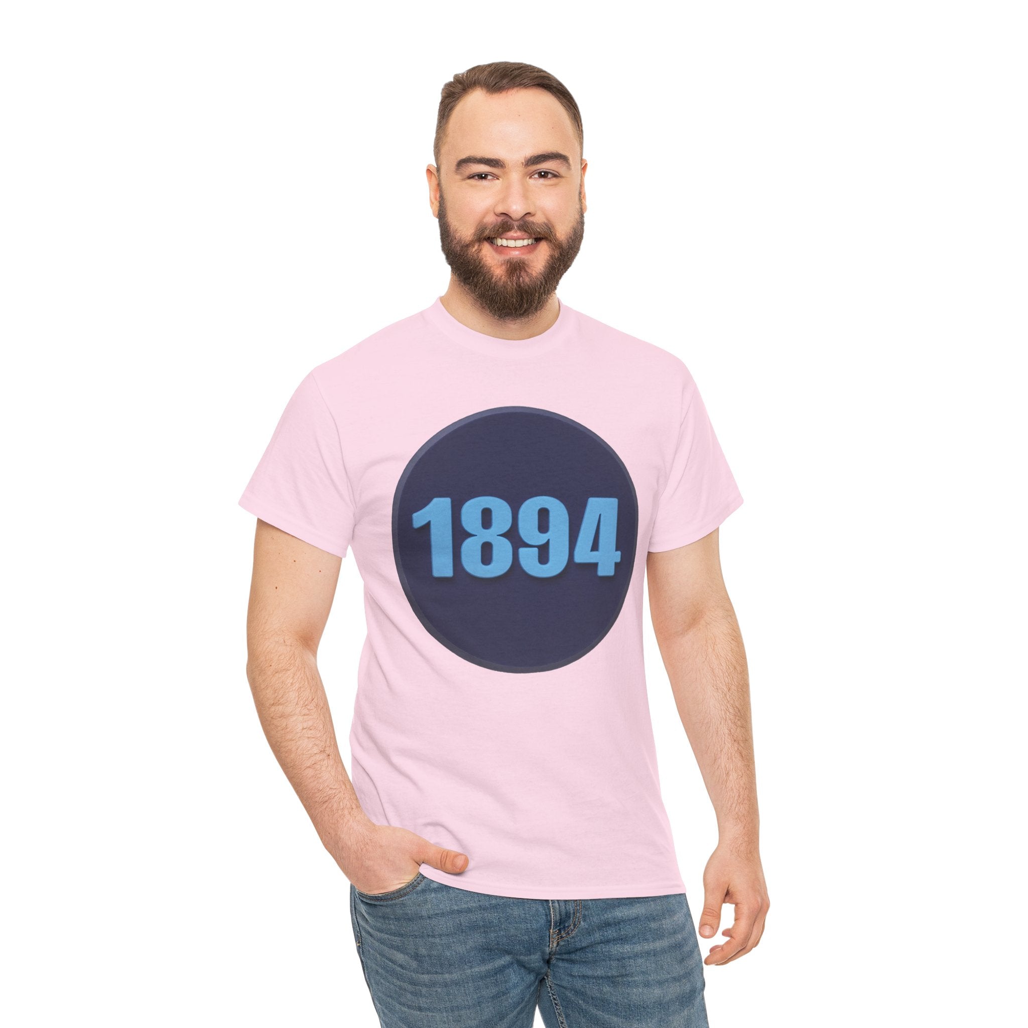 1894 Manchester City Circle Graphic Tee — Vintage Year Anniversary T-Shirt