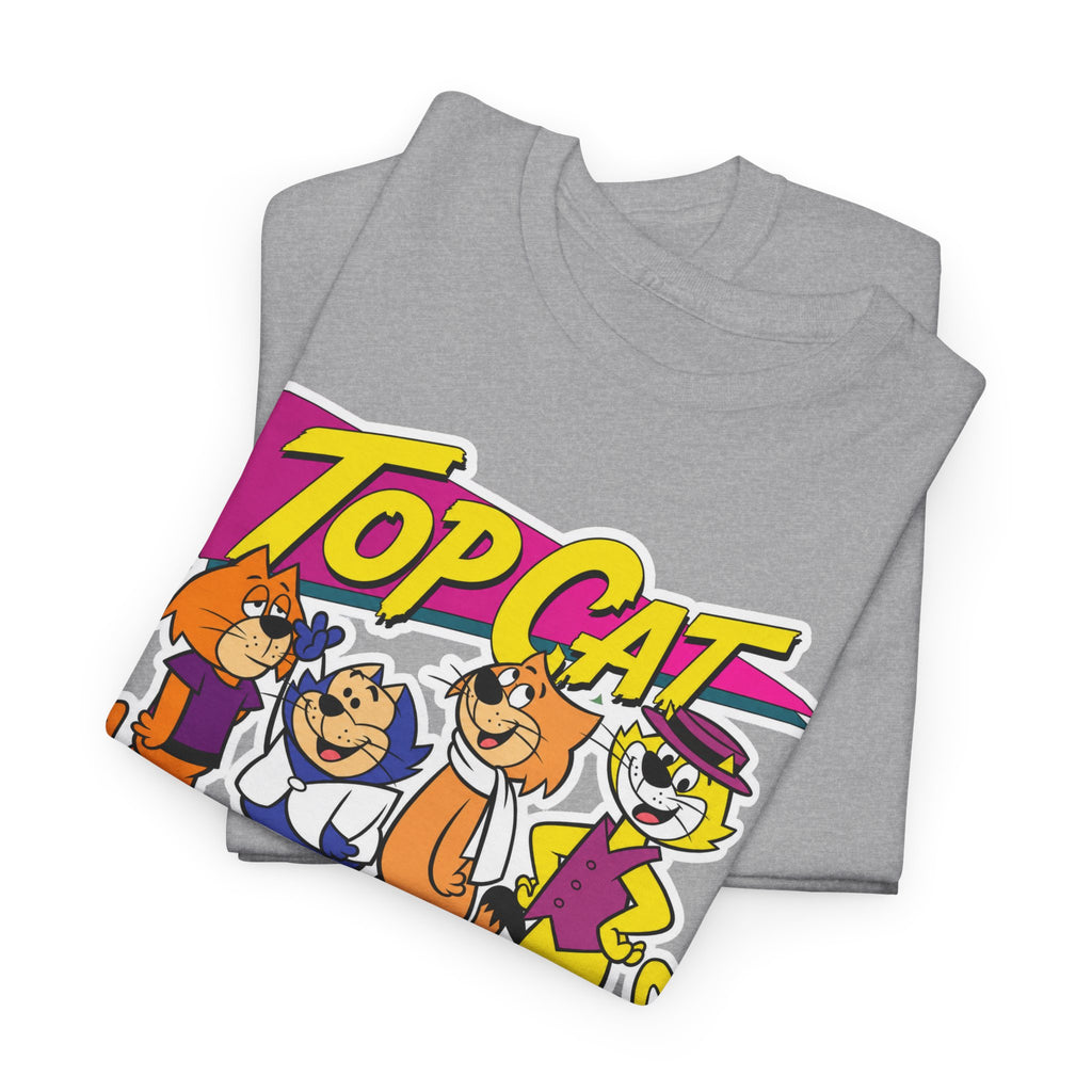 Top Cat Retro Cartoon Cotton T-Shirt / Tee