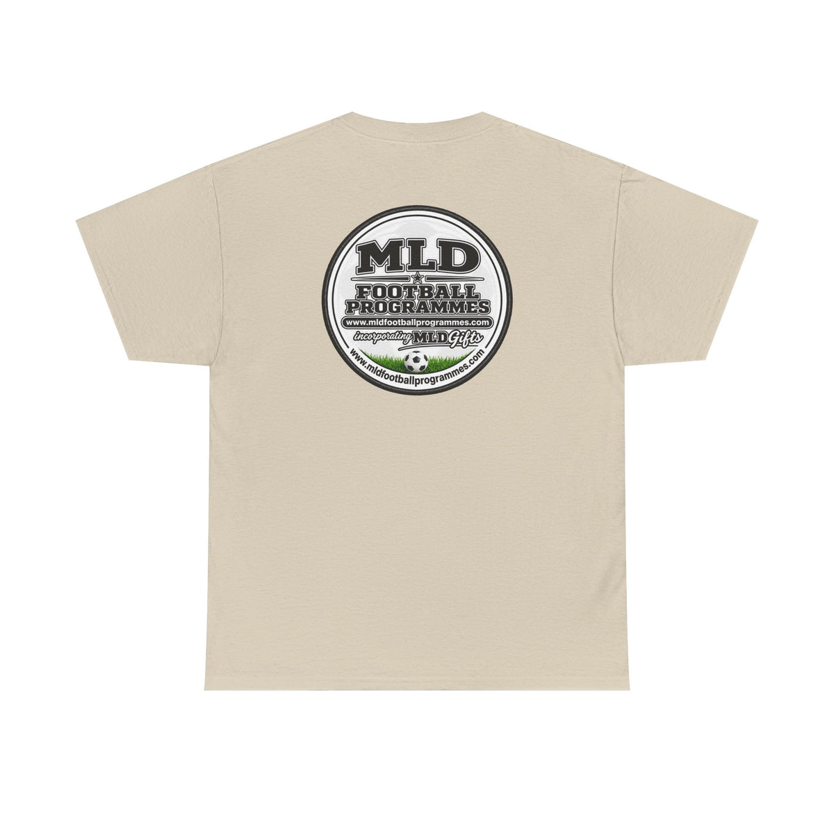 MLD Football Programmes Vintage Logo Cotton T-Shirt