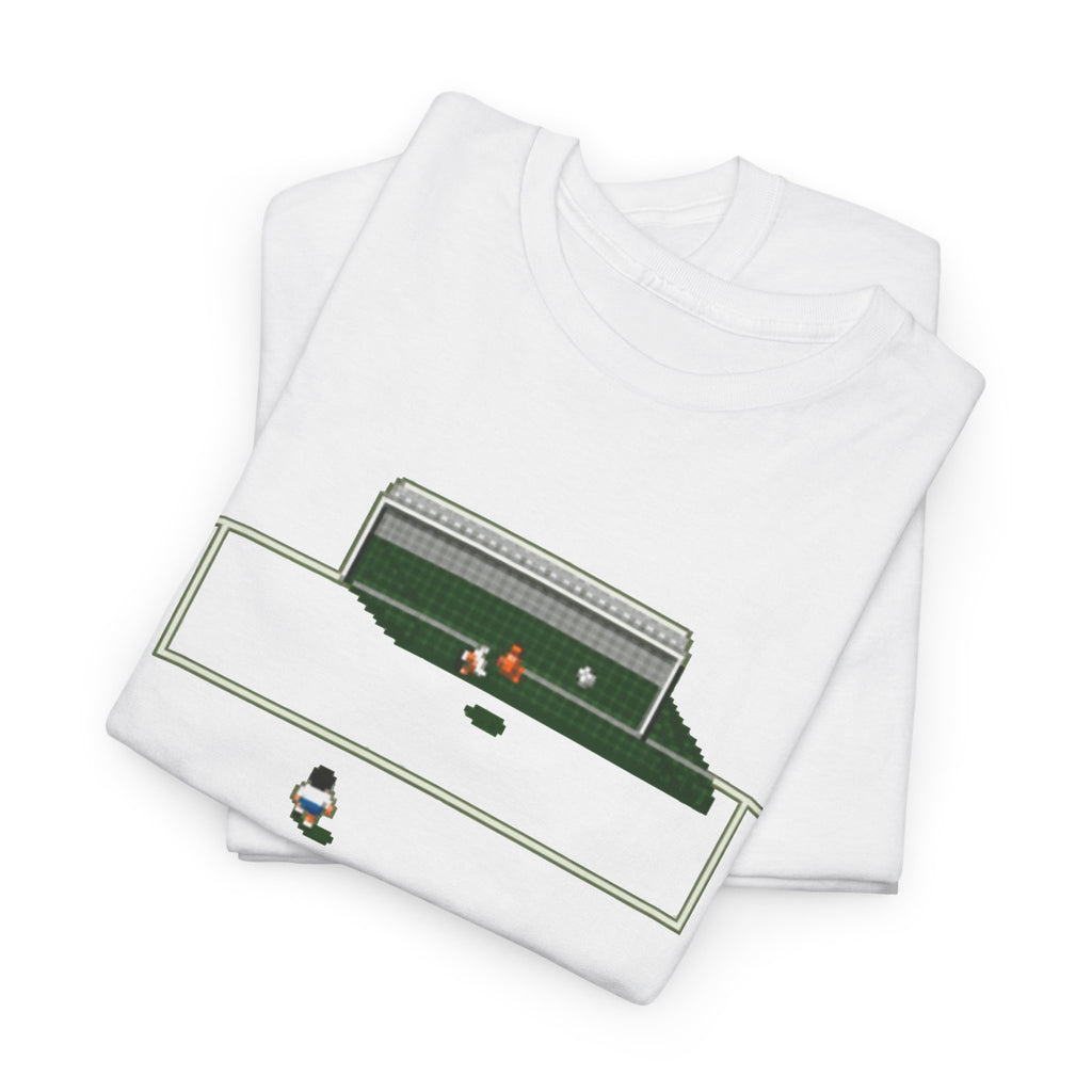 Sensible Soccer Inspired Cotton T‑Shirt — Retro Mini Game Design