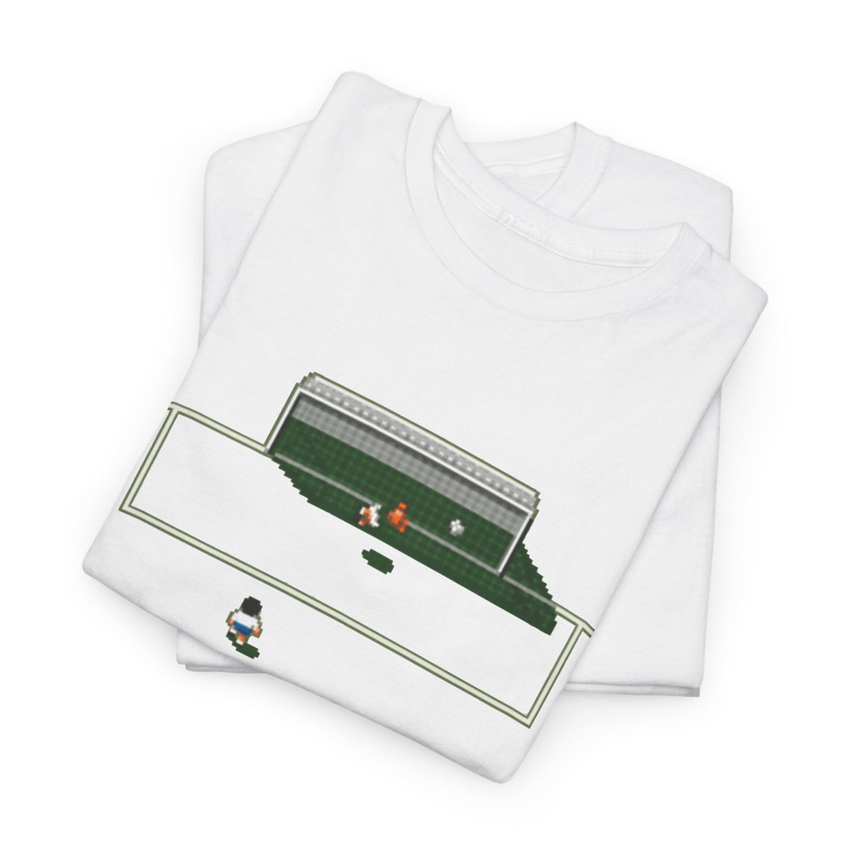 Sensible Soccer Inspired Cotton T‑Shirt — Retro Mini Game Design