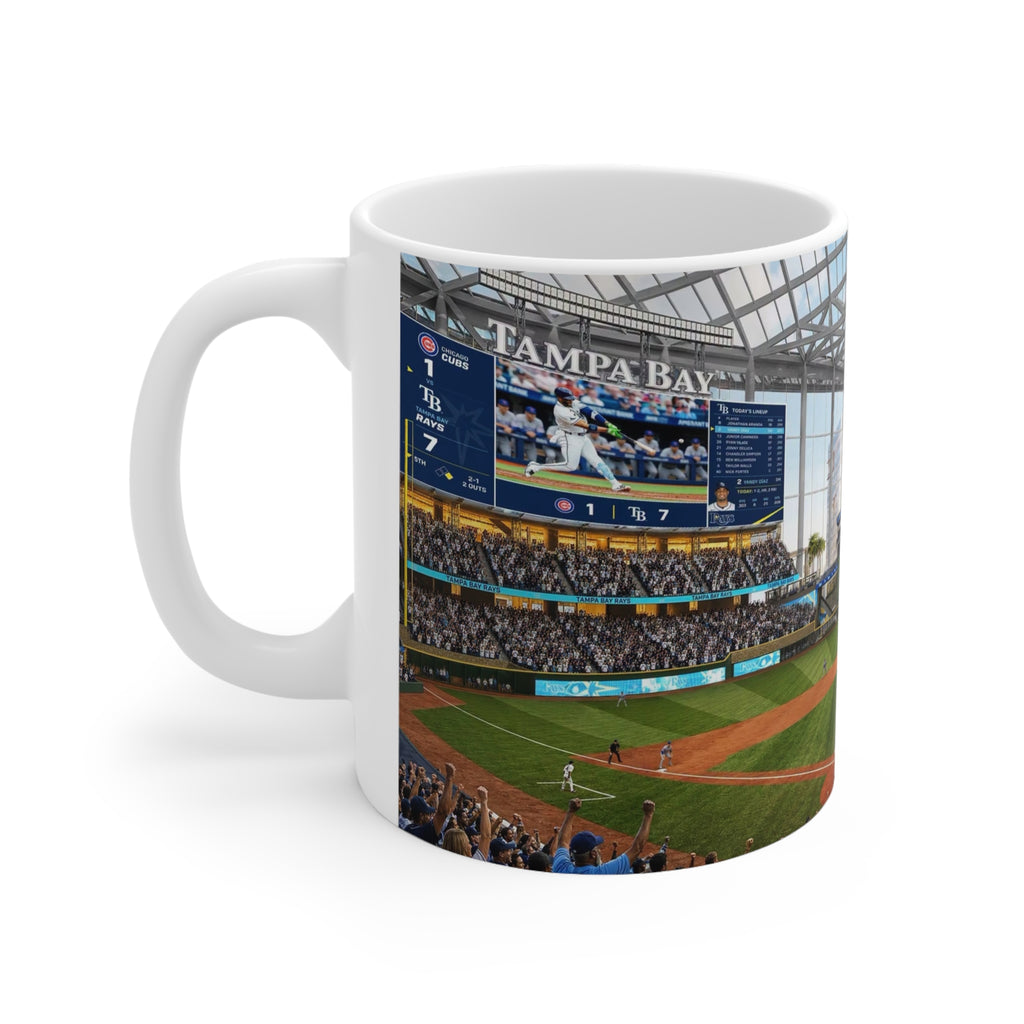 Baseball Stadium Photo Mug – Tampa Bay Game Day Ceramic Coffee Cup (11oz & 15oz)
