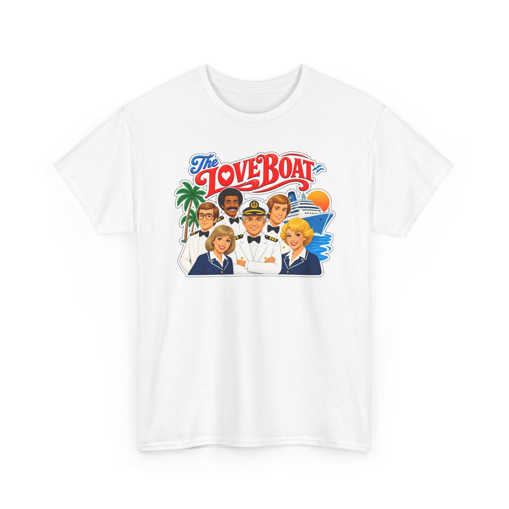 The Love Boat Crew Cotton T-Shirt — Retro TV Cruise Logo Tee