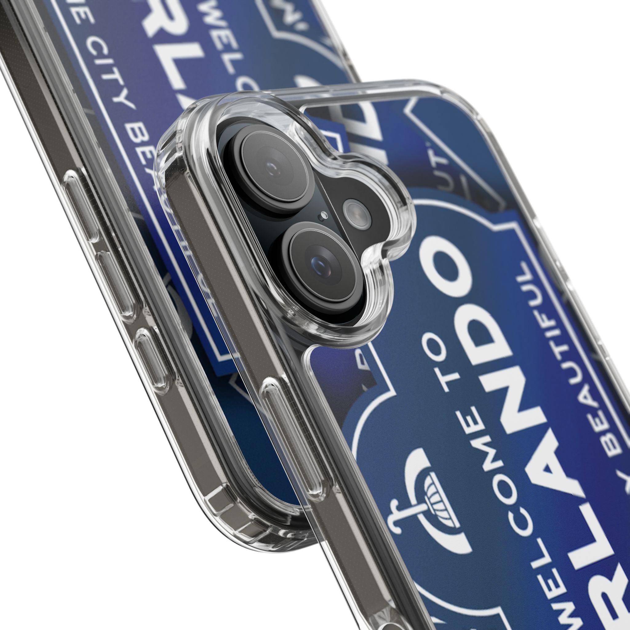 Orlando Clear Phone Case — "Welcome to Orlando" City Sign Design