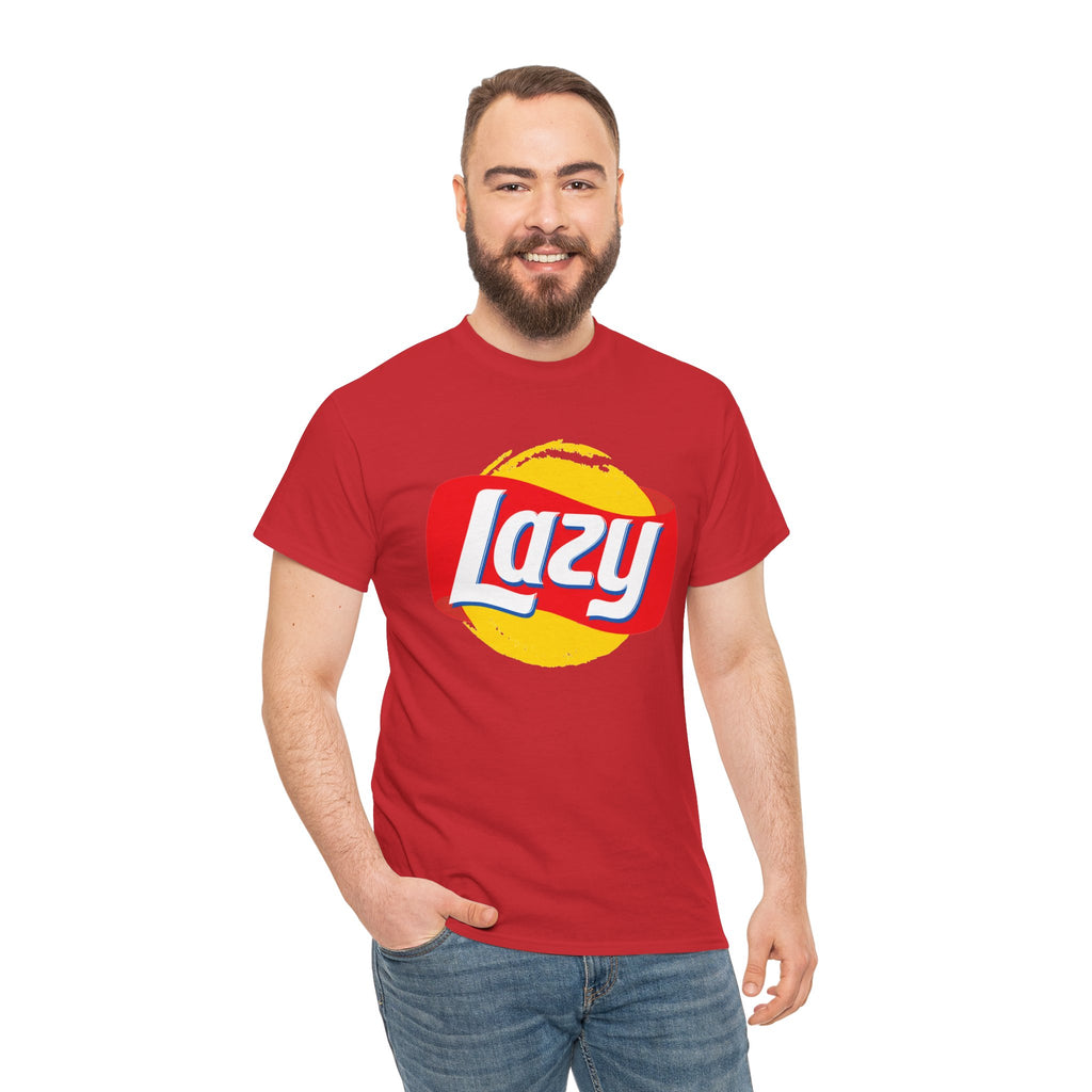 Lazy Logo T‑Shirt — Retro Snack-Inspired Graphic Tee