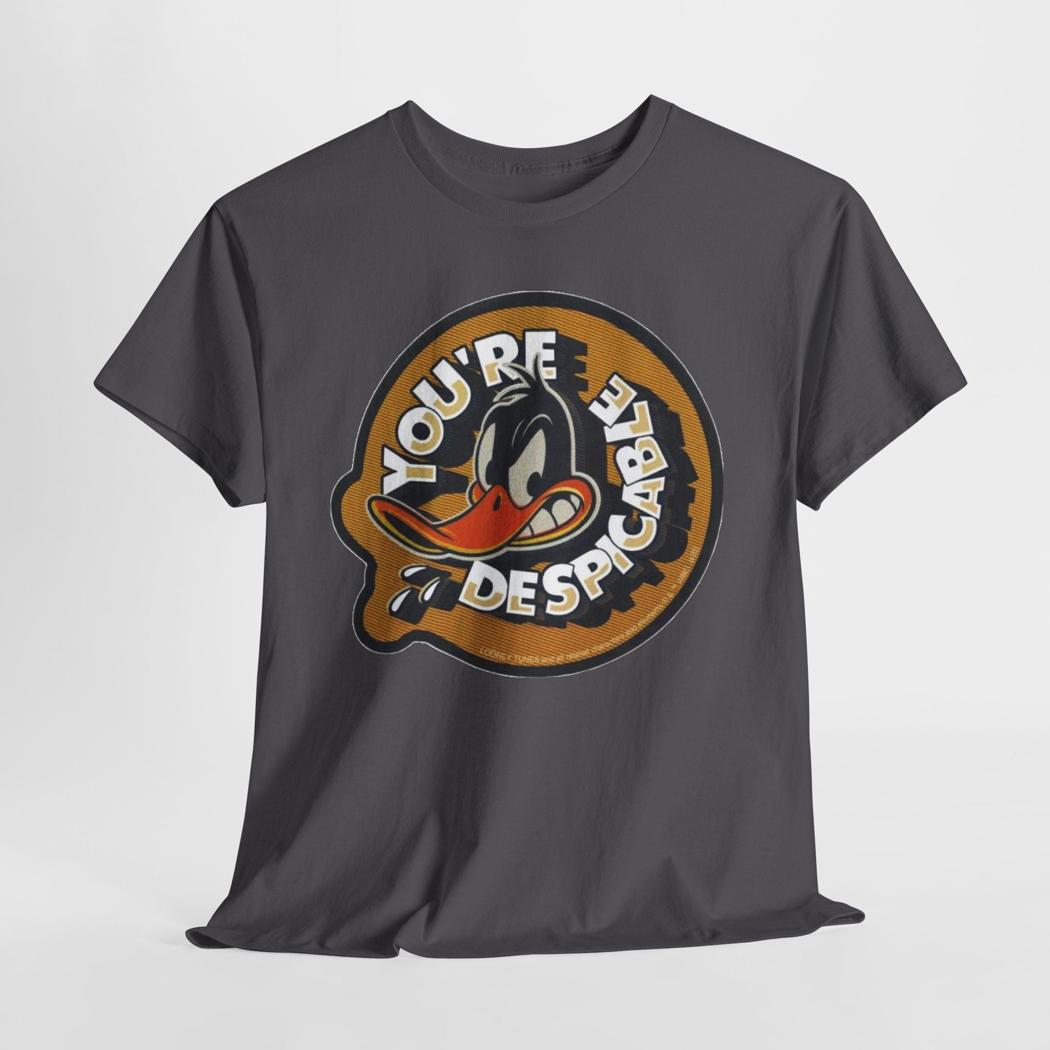 Vintage Daffy Duck Graphic Tee — “You're Despicable” Retro Cartoon Shirt