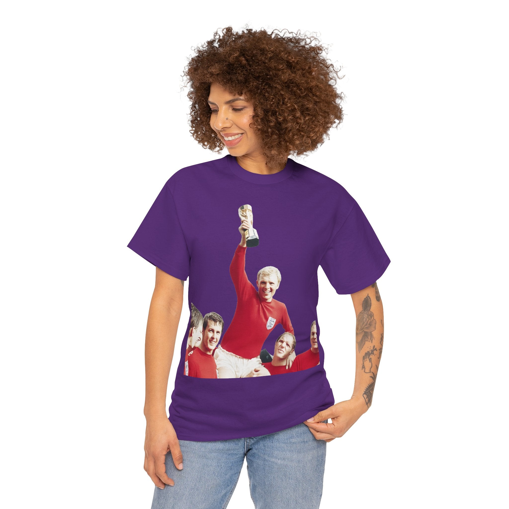 England 1966 World Cup Winners Tee — Retro Team Celebration T-Shirt