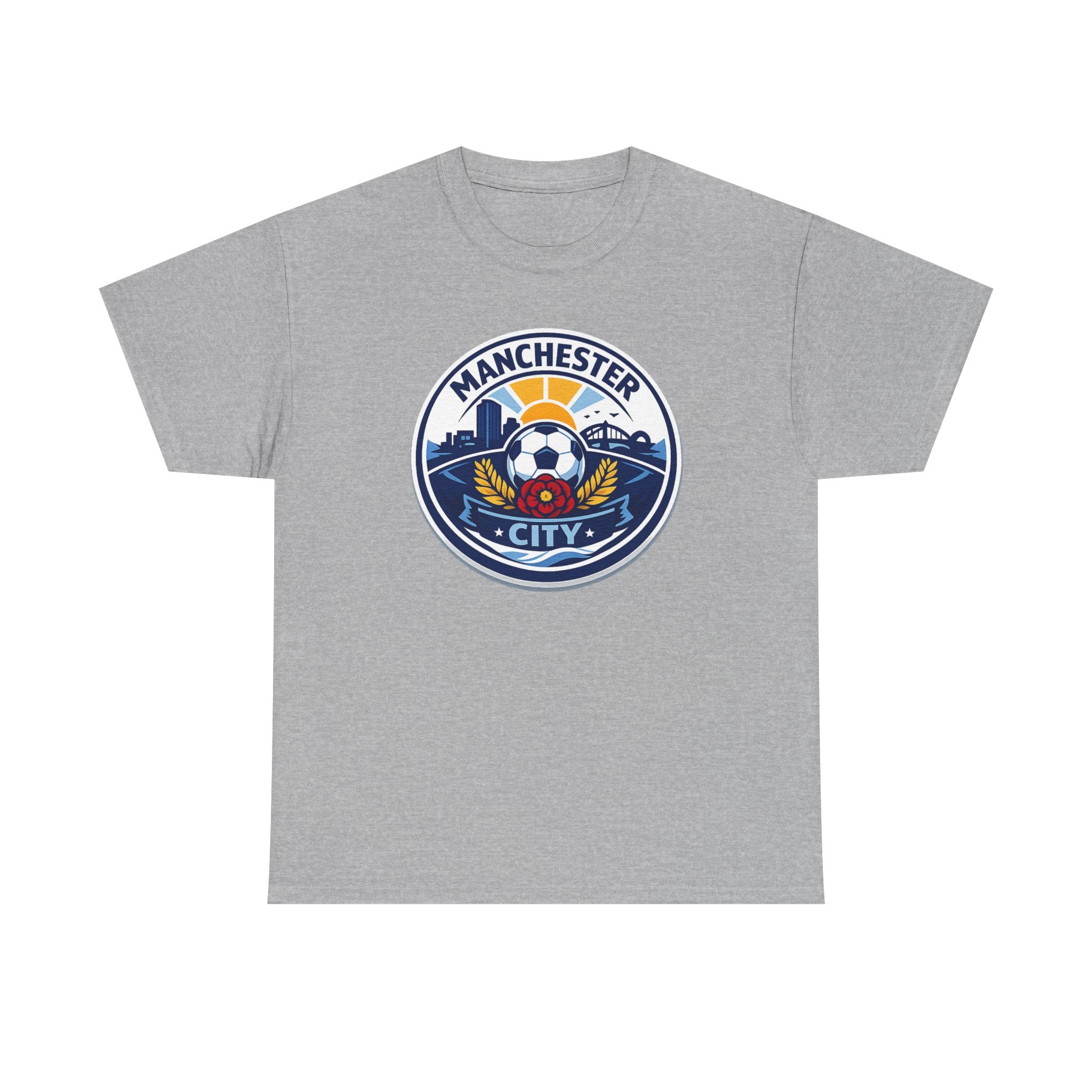 Manchester City Unofficial Soccer Logo T-Shirt — Football Fan Tee