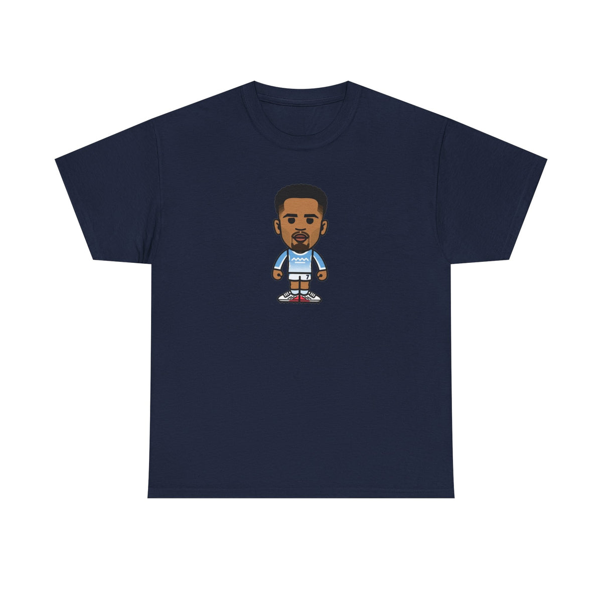 Iliman Ndiaye Manchester City Cartoon Cotton T-Shirt