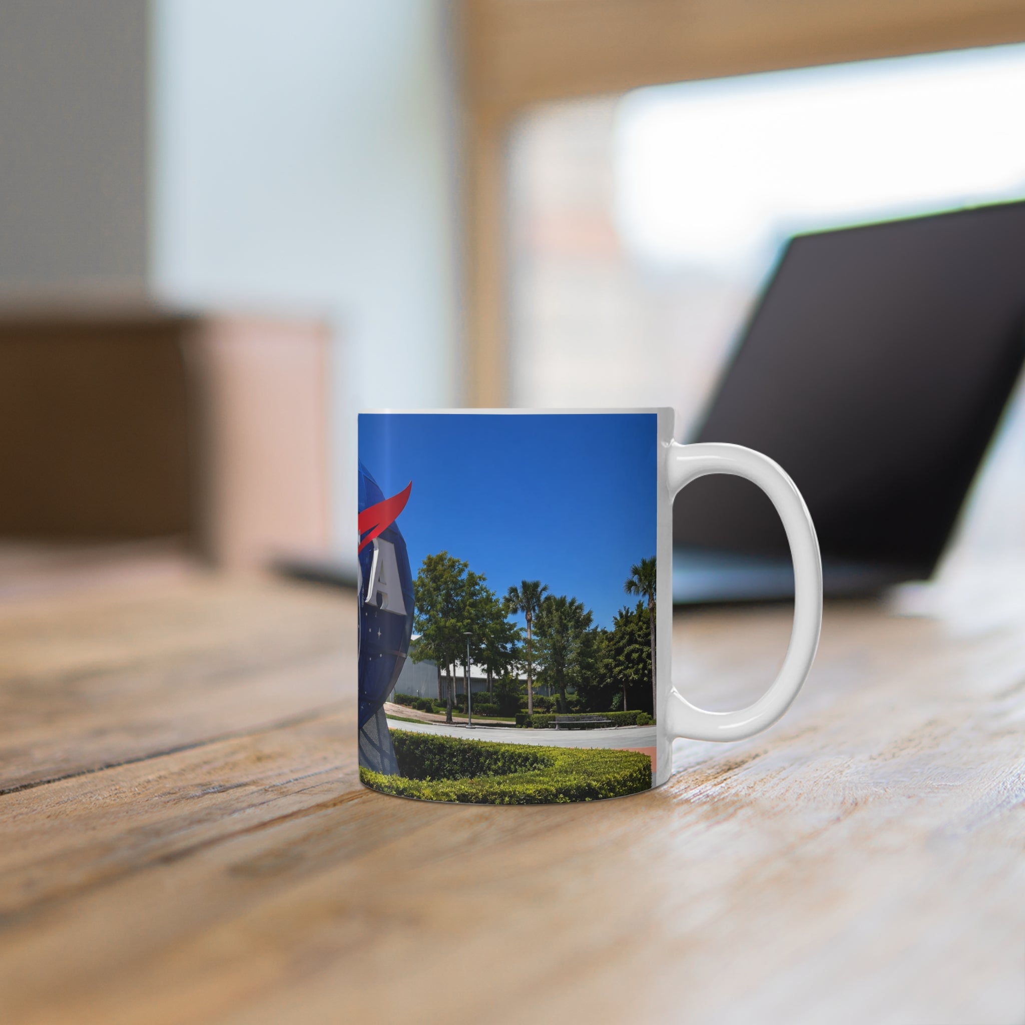 NASA Logo Ceramic Coffee Mug — 11oz & 15oz Space Exploration Gift