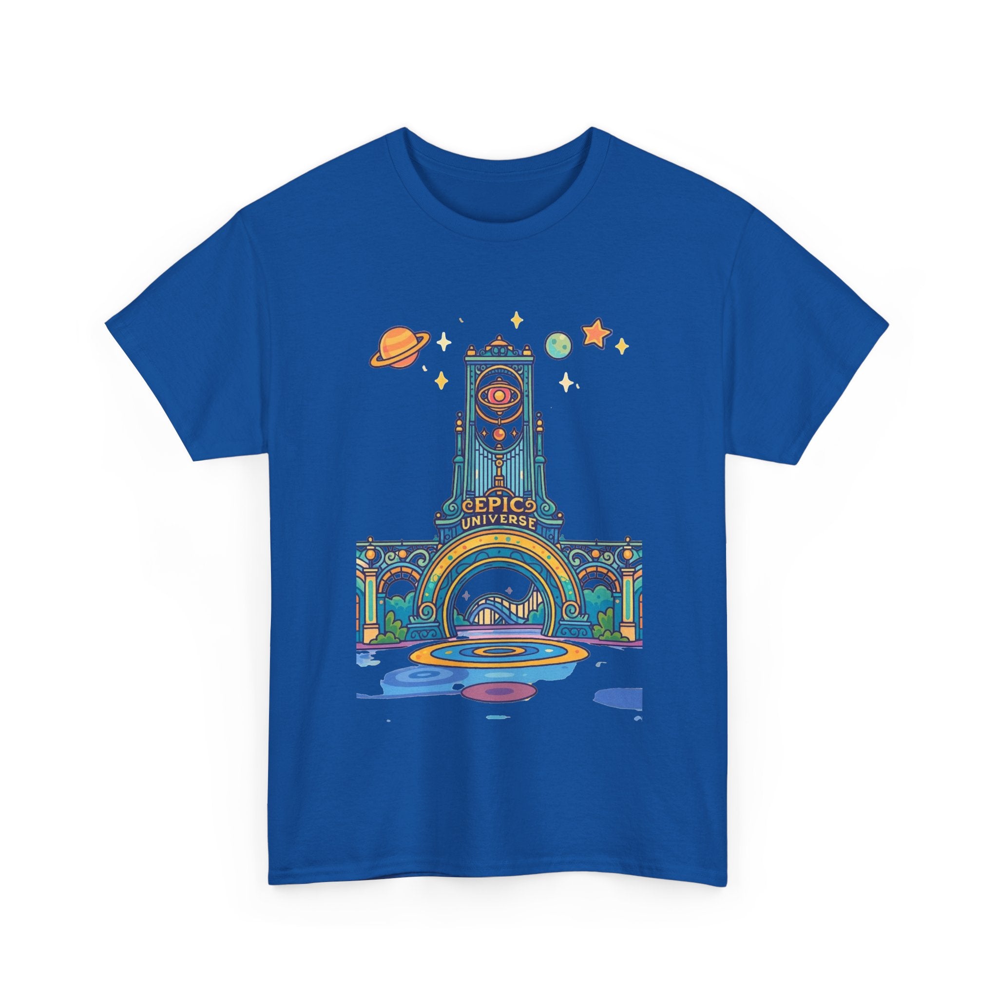 Universal Studios Family Vacation T-Shirt — Retro Space Theater Graphic Tee
