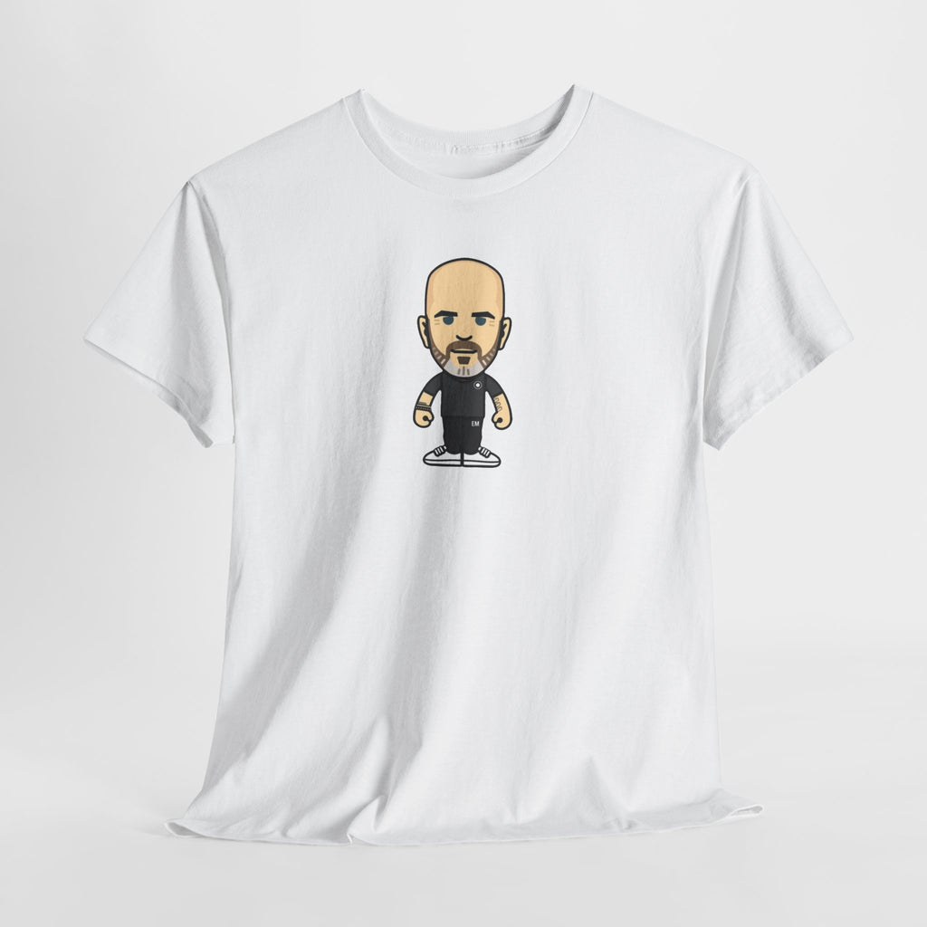 Enzo Maresca Manchester City Character Graphic Cartoon Cotton T-shirt / Tee