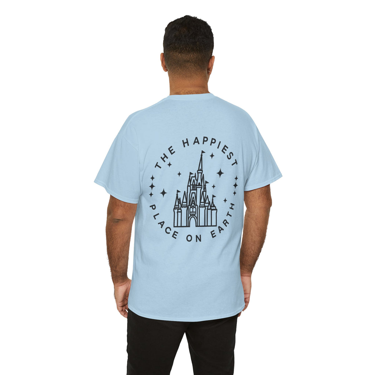 The Happiest Place on Earth Castle Graphic Cotton T-Shirt