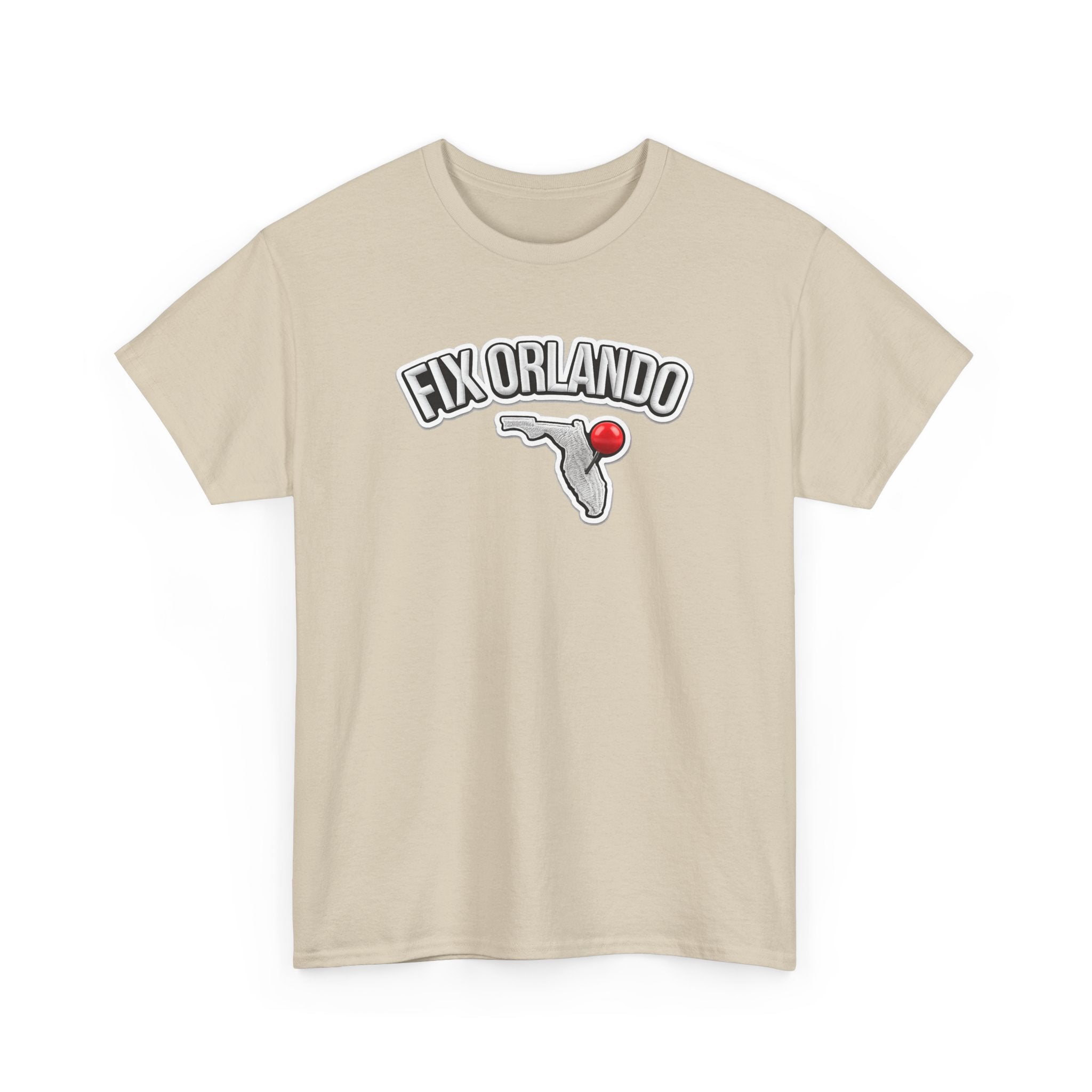 Fix Orlando T-Shirt — Florida Map with Bowling Pin Local Pride Tee
