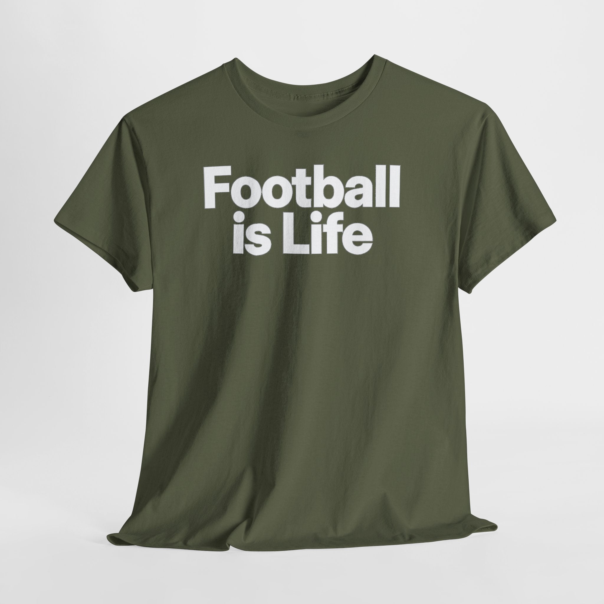 Football Is Life T-Shirt — Bold Graphic Tee for Fans & Players