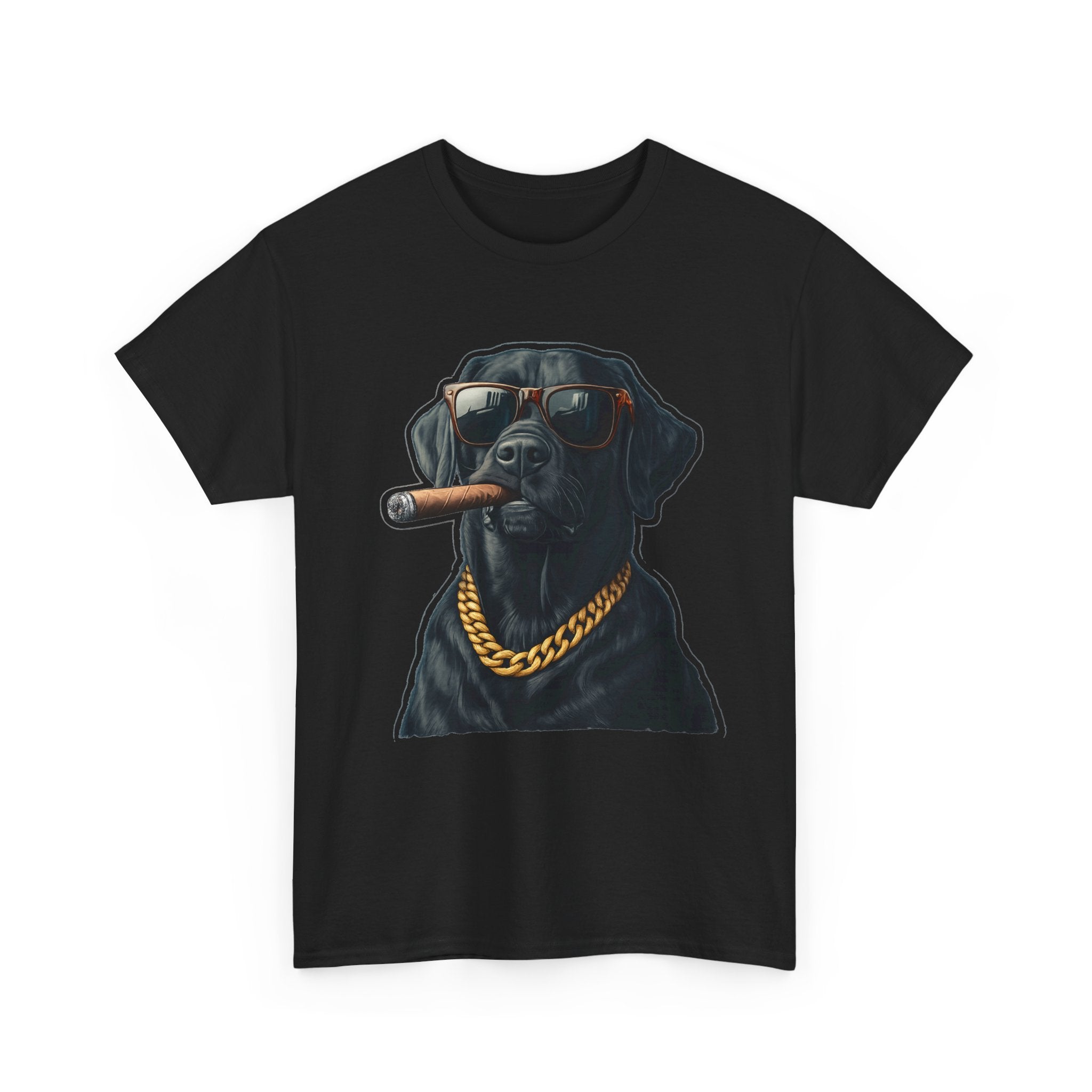 Cool Rottweiler Smoking Cigar Graphic Tee — Dog Lover Streetwear