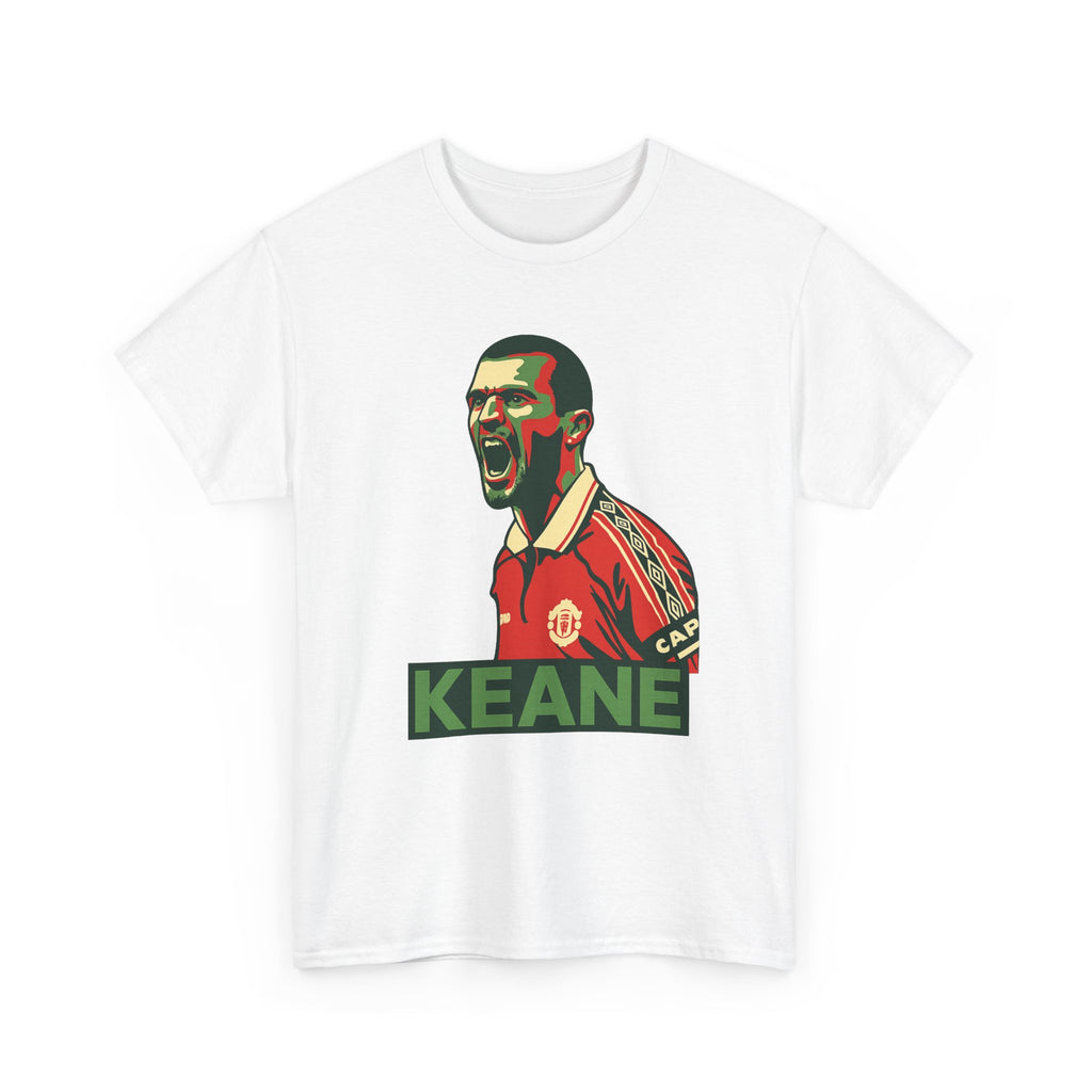 Roy Keane Retro Soccer Tee - Iconic Football Legend Graphic Shirt