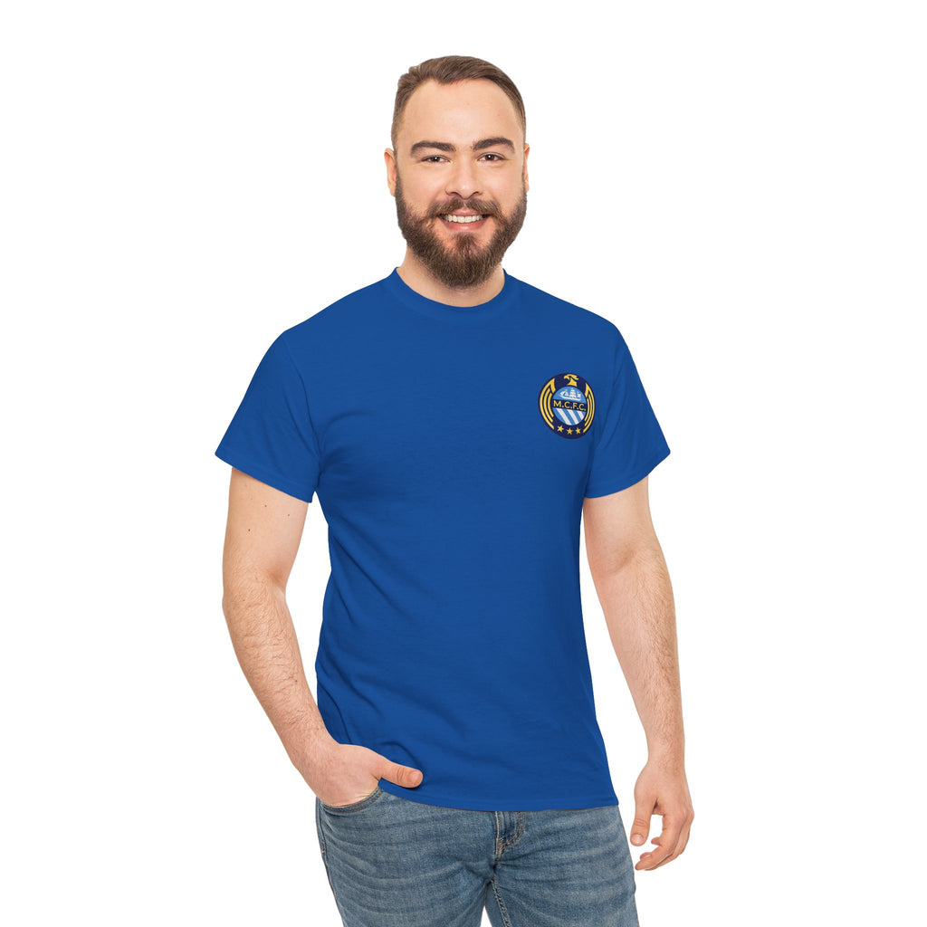 MCFC Unofficial Crest / Badge Tee — Nautical Compass Emblem Shirt