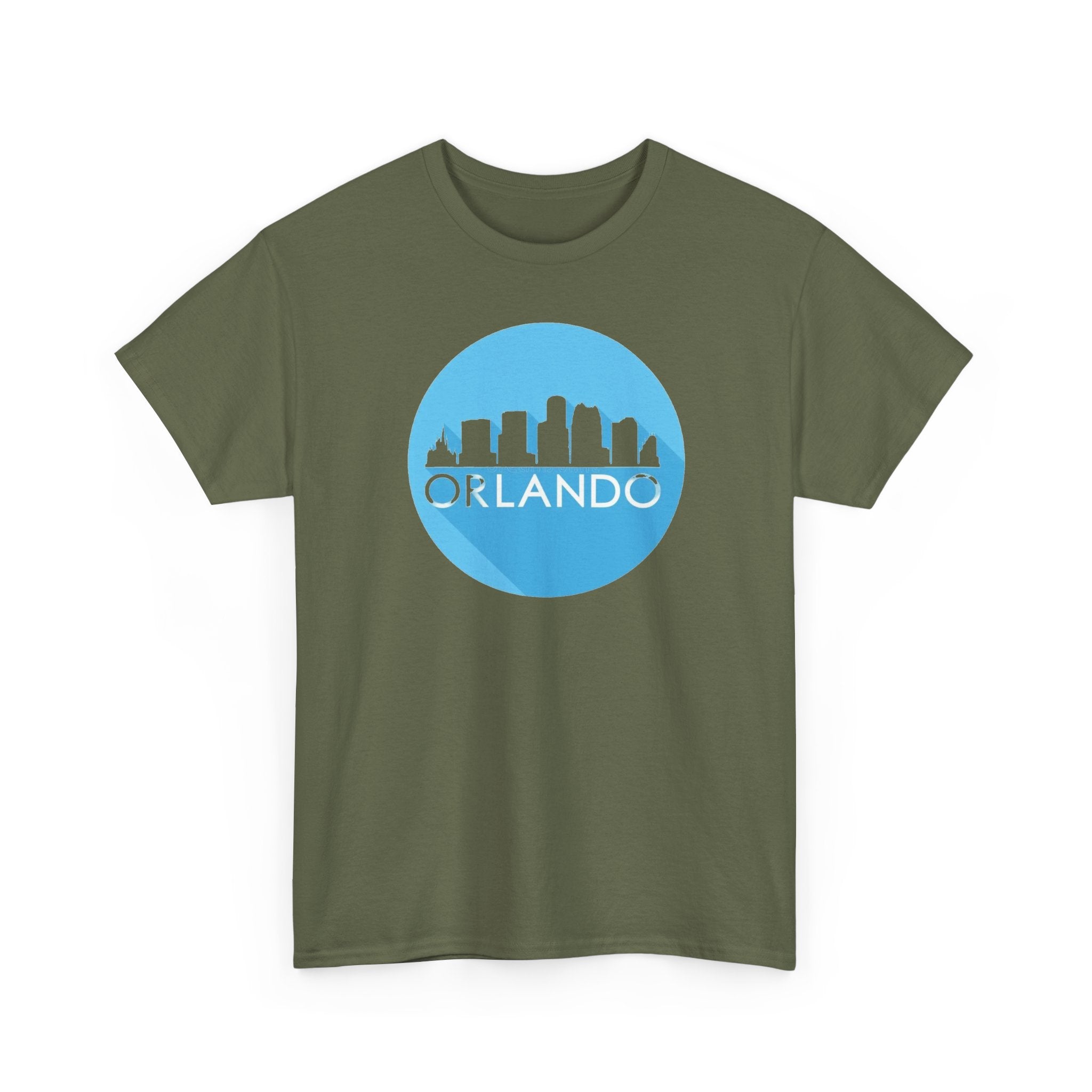 Orlando Skyline Tee — Blue Circle City Skyline T-Shirt