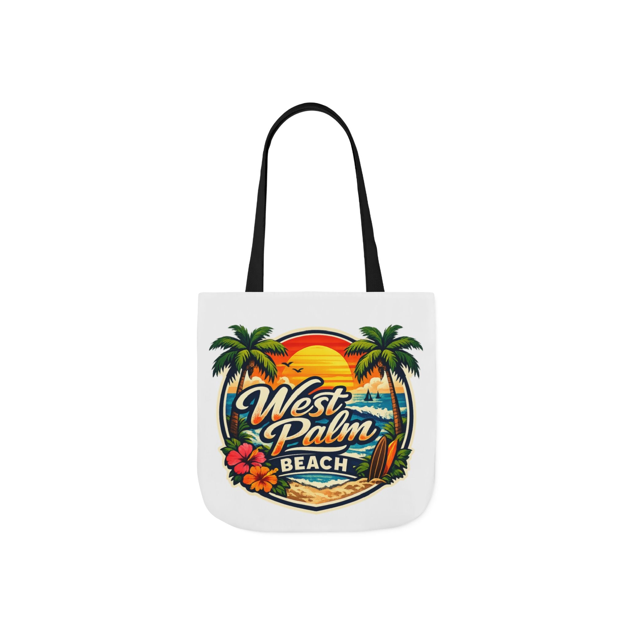 West Palm Beach Vintage Sunset Tote