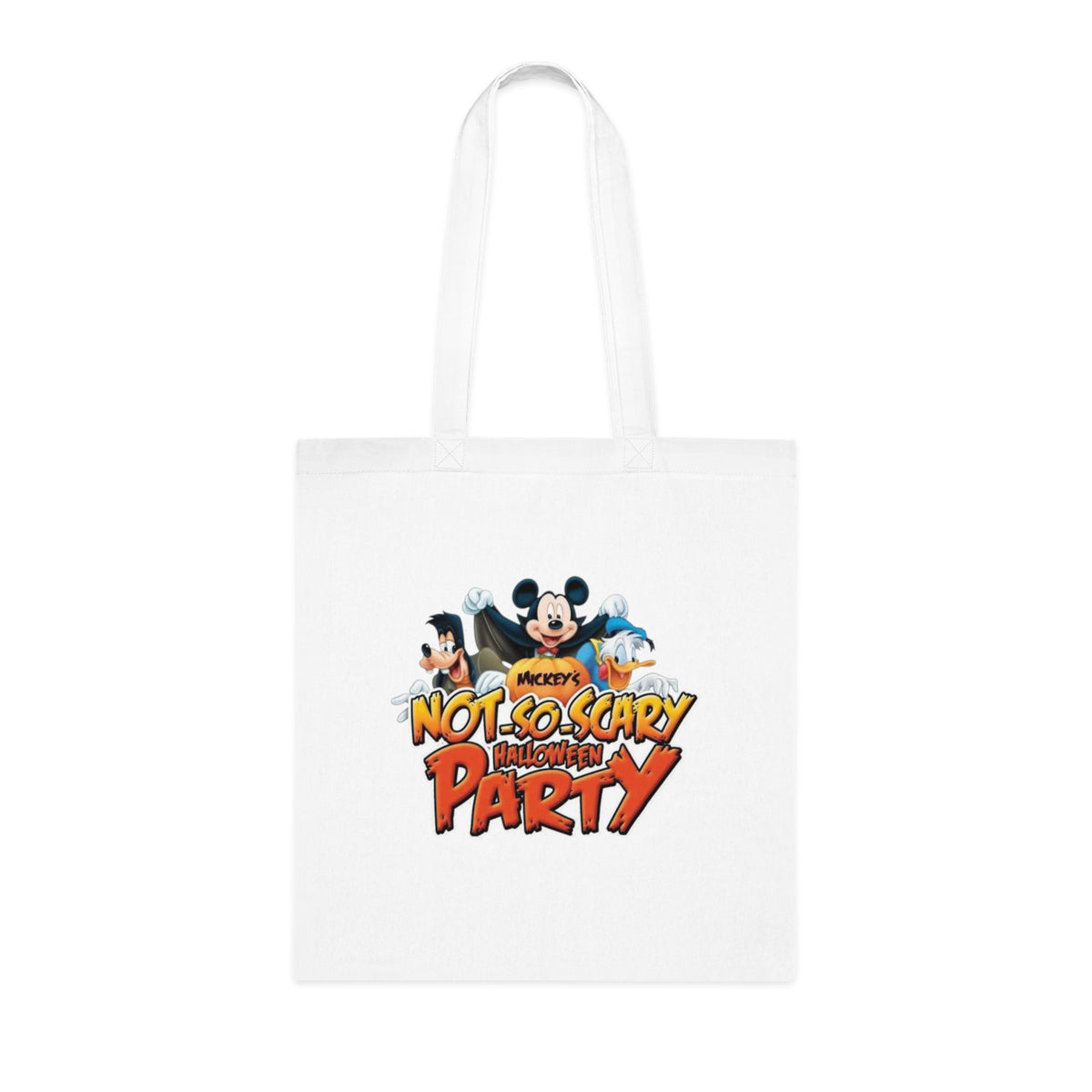 Mickey "Not So Scary Halloween Party" Cotton Tote — Disney Trick-or-Treat Bag