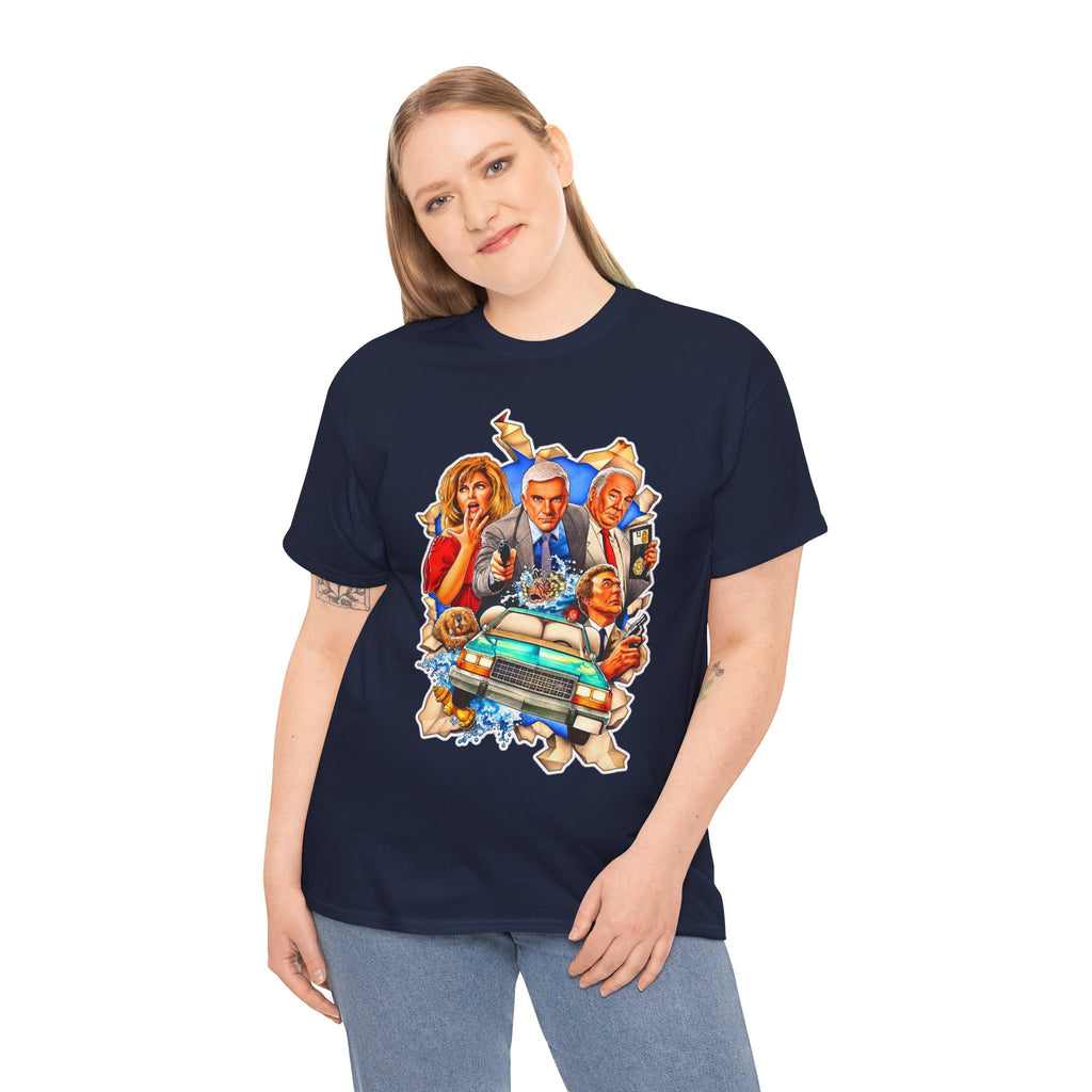 The Naked Gun / Police Squad Crime Comedy Movie Poster Cotton T-Shirt