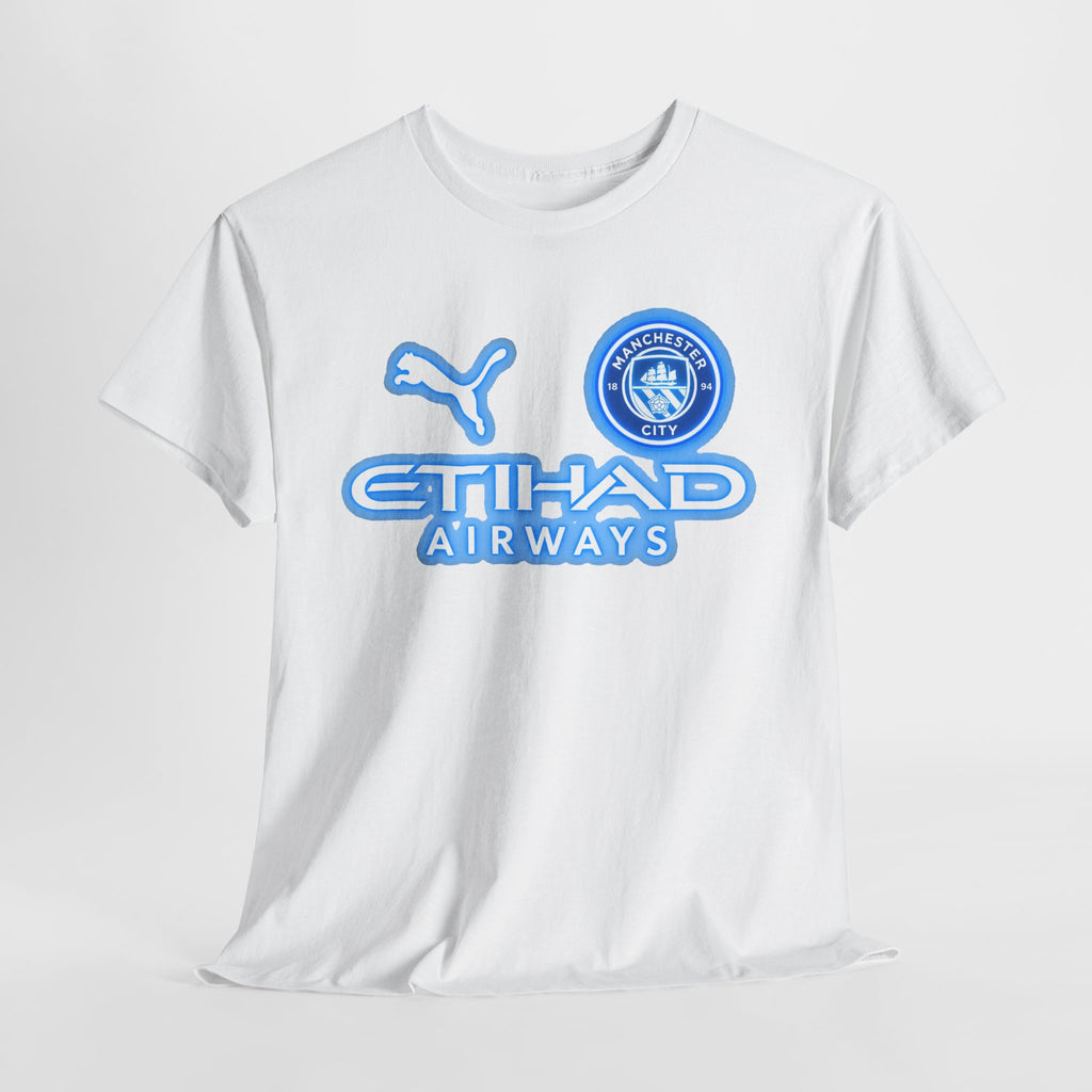 Manchester City Inspired Etihad Airways Logo Tee