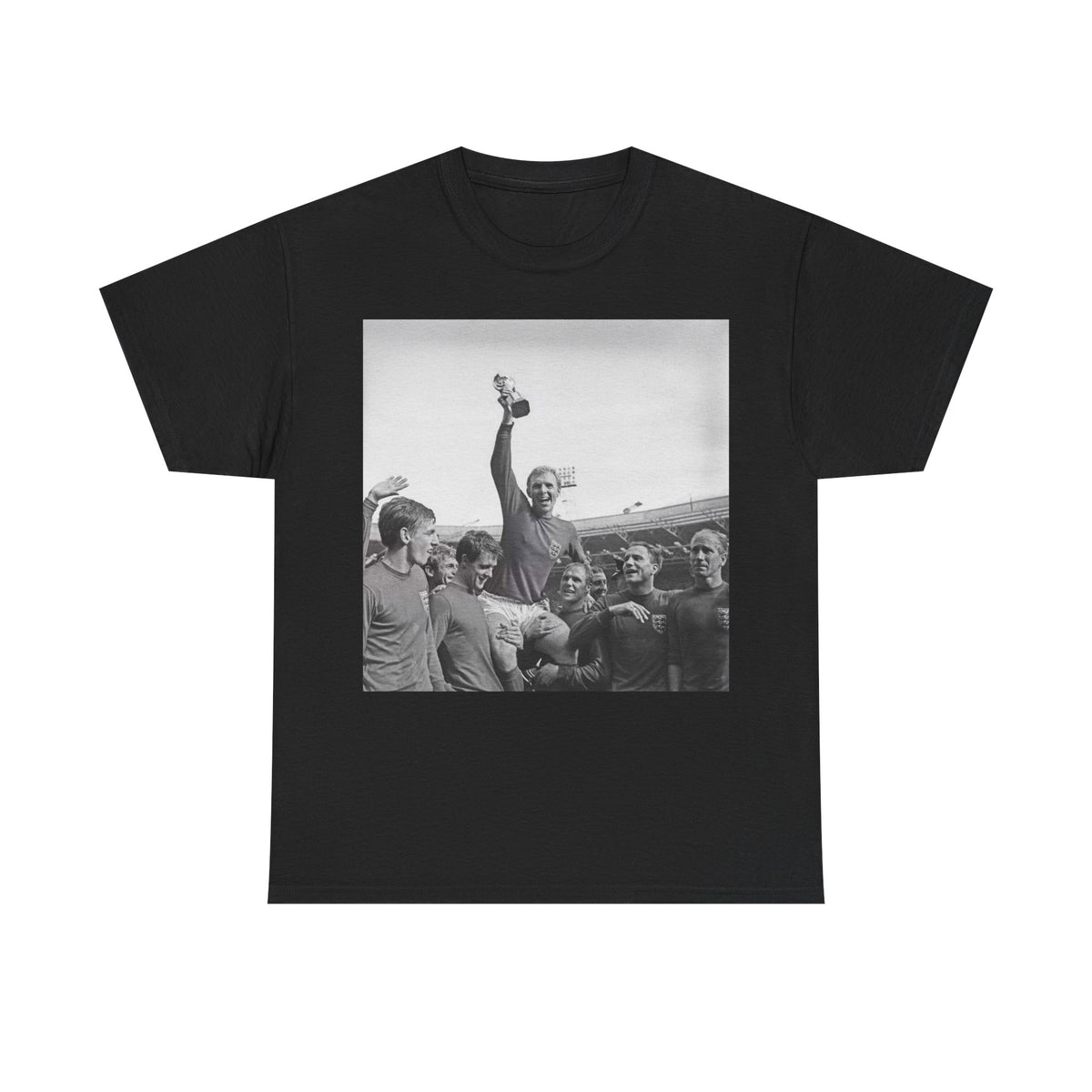 1966 World Cup Winners England Vintage Soccer Team Photo T-Shirt