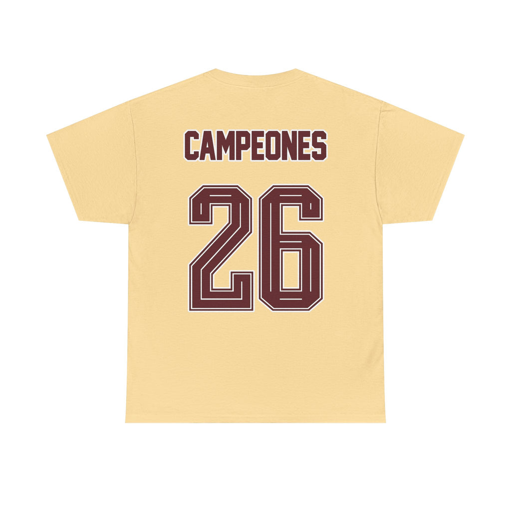 Spain World Champions 'Campeones 26' Cotton T‑Shirt