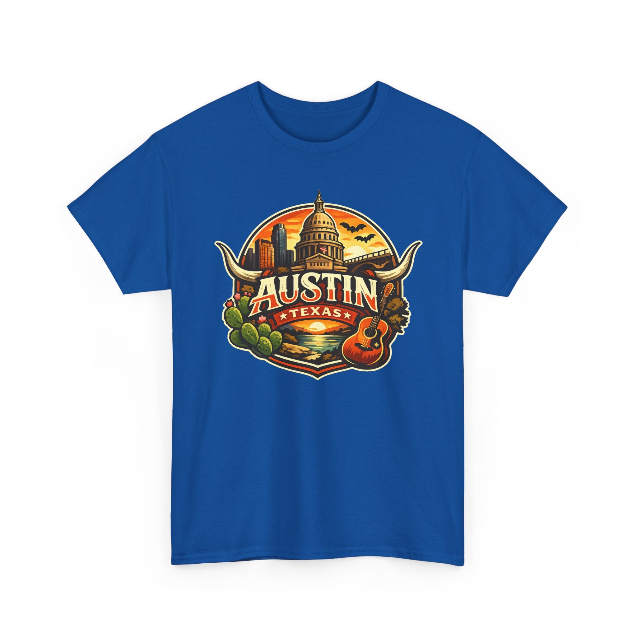 Austin Texas Vintage Travel T-Shirt