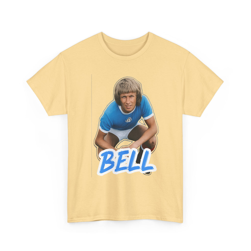 Colin Bell Manchester City Legend Retro Soccer Tee — Vintage Player Graphic T-Shirt