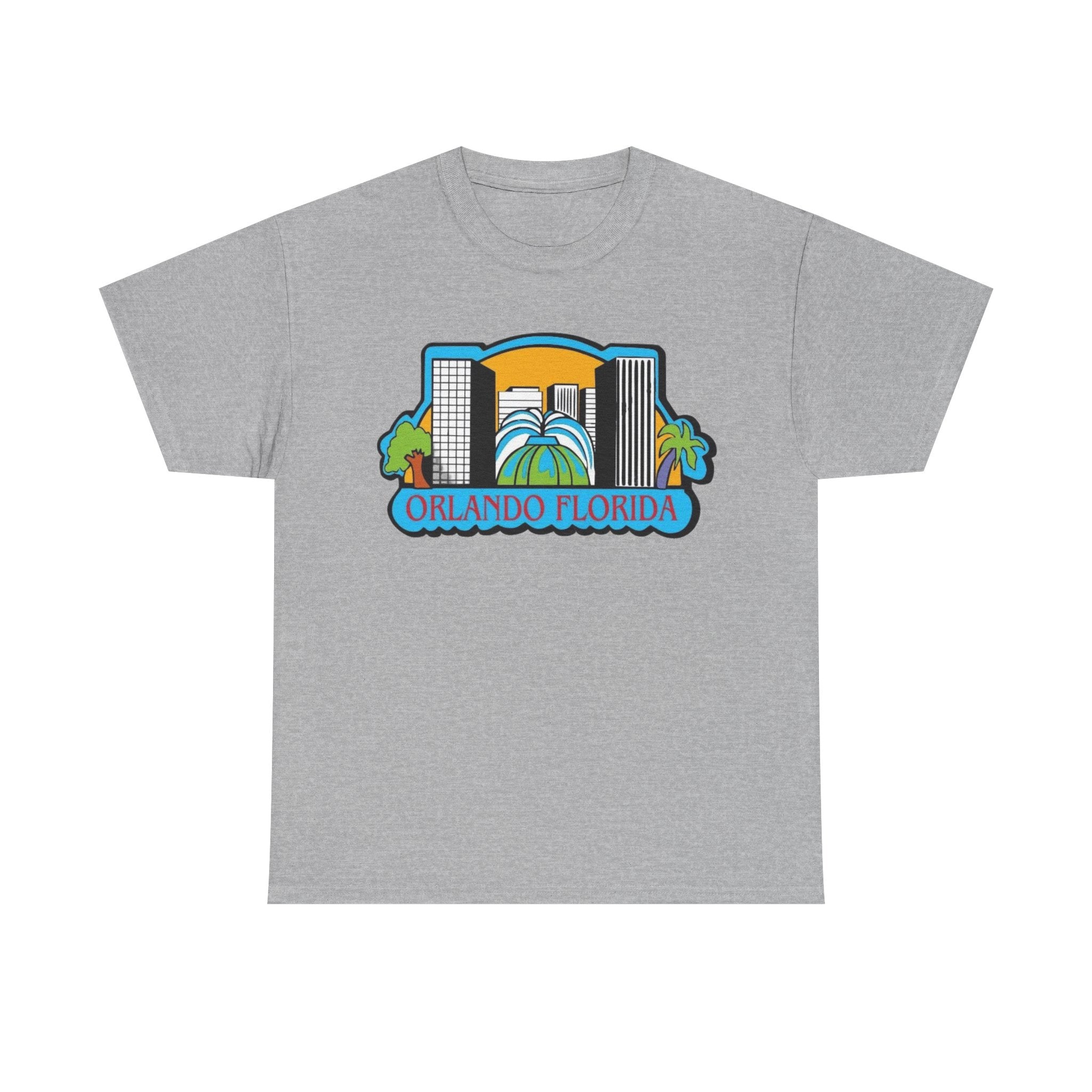 Orlando Florida Retro Skyline T-Shirt