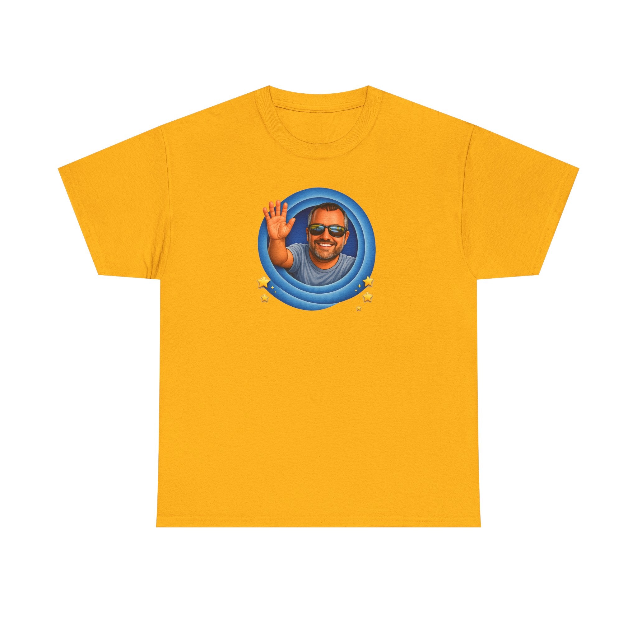 T-Shirt — "That's All, Folks!" Waving Portrait Graphic Tee