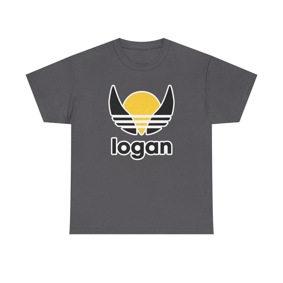 T‑Shirt — 'logan' Retro Sunrise Logo Cotton Tee