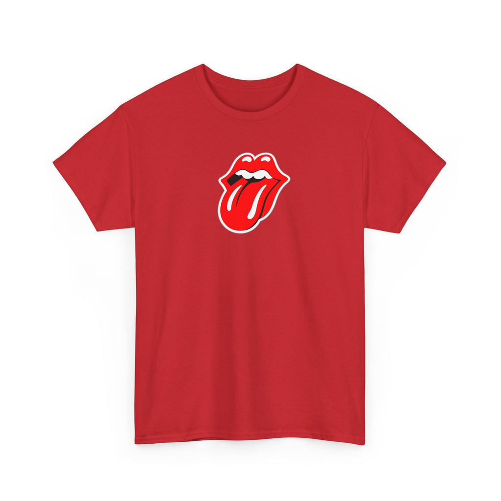 Rock Retro Red Tongue and Lips Graphic Tee