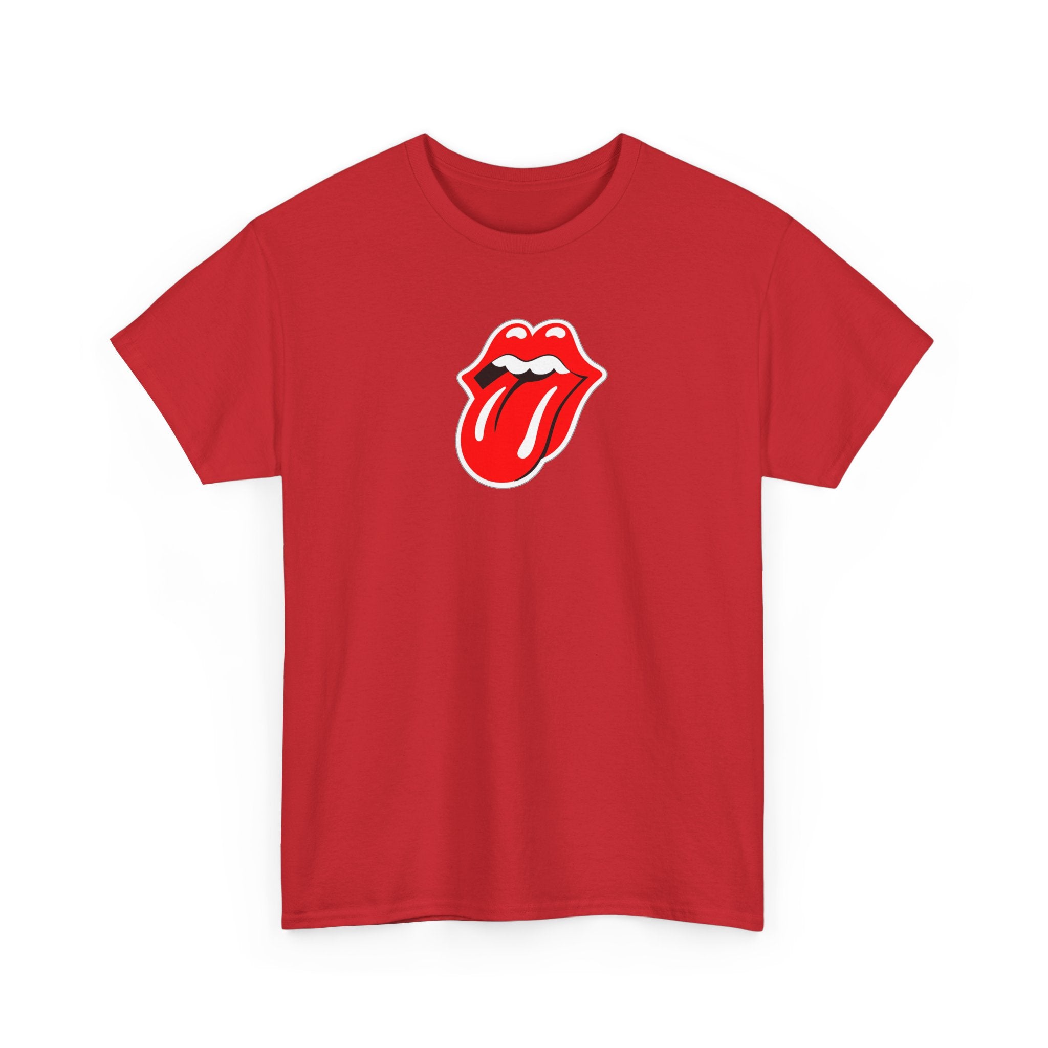 Rock Retro Red Tongue and Lips Graphic Tee