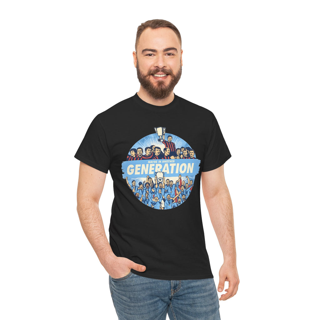 Manchester City Maybe in Another Generation Champions T‑Shirt — Retro Team Fan Tee