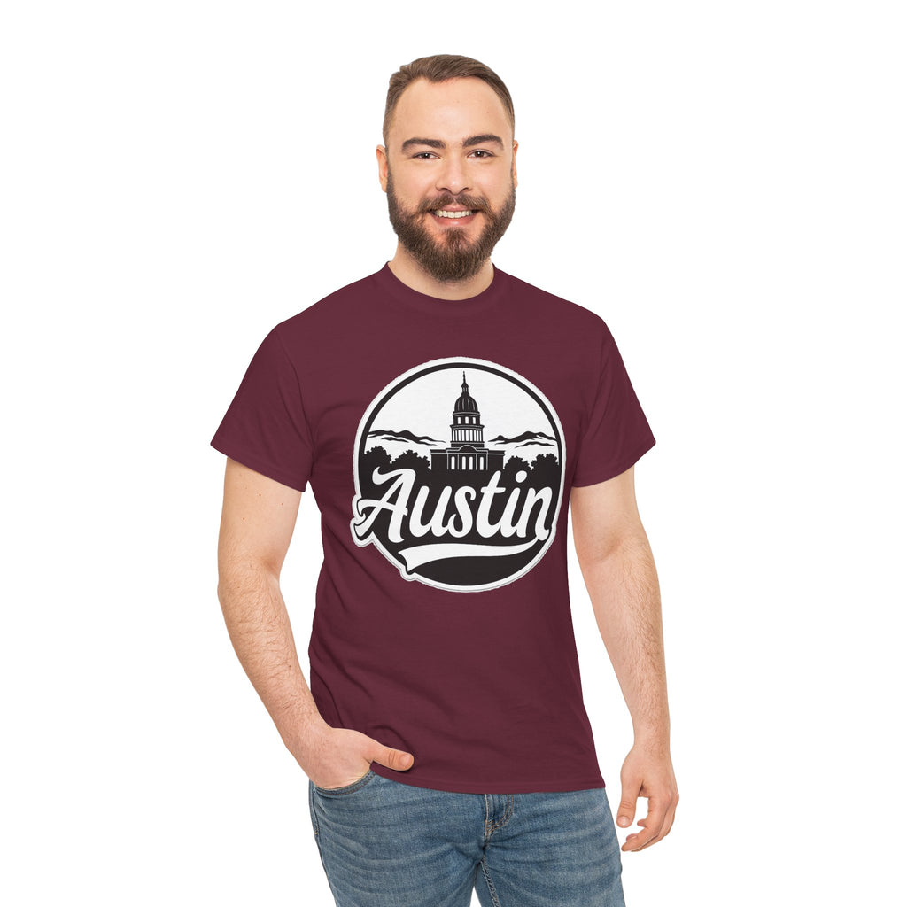 Austin Capitol Graphic Cotton T-Shirt / Tee