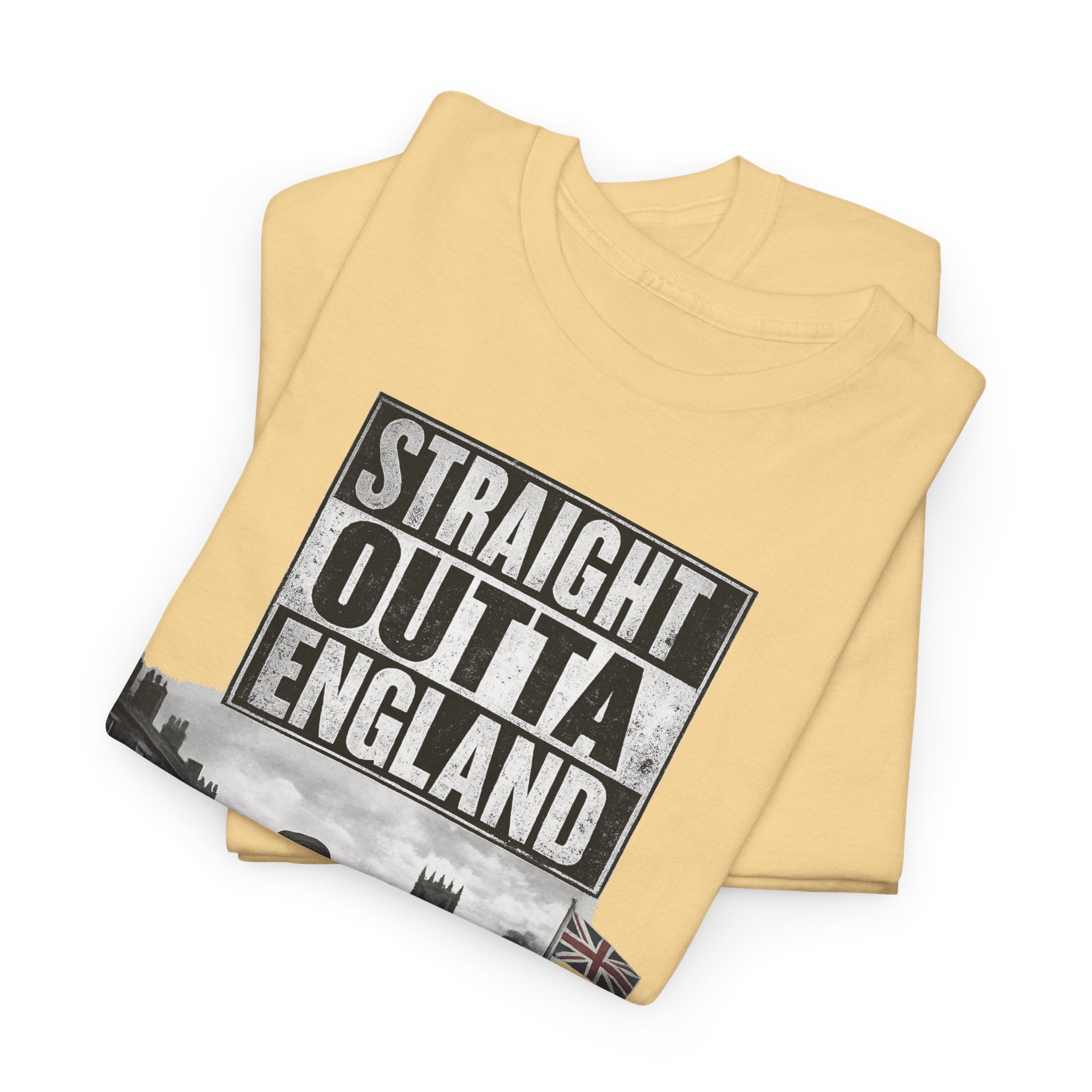 Straight Outta England T-Shirt — Retro Band Photo Tee
