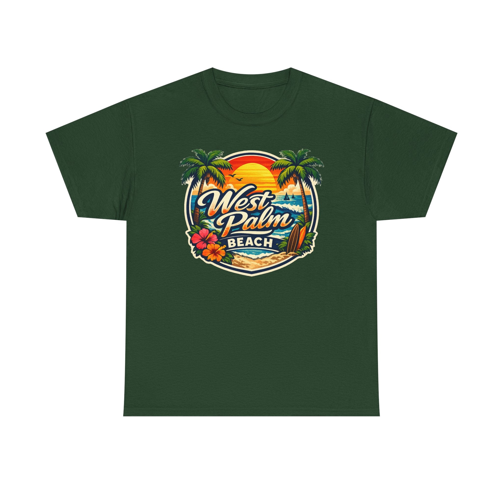 West Palm Beach Retro Sunset T-Shirt
