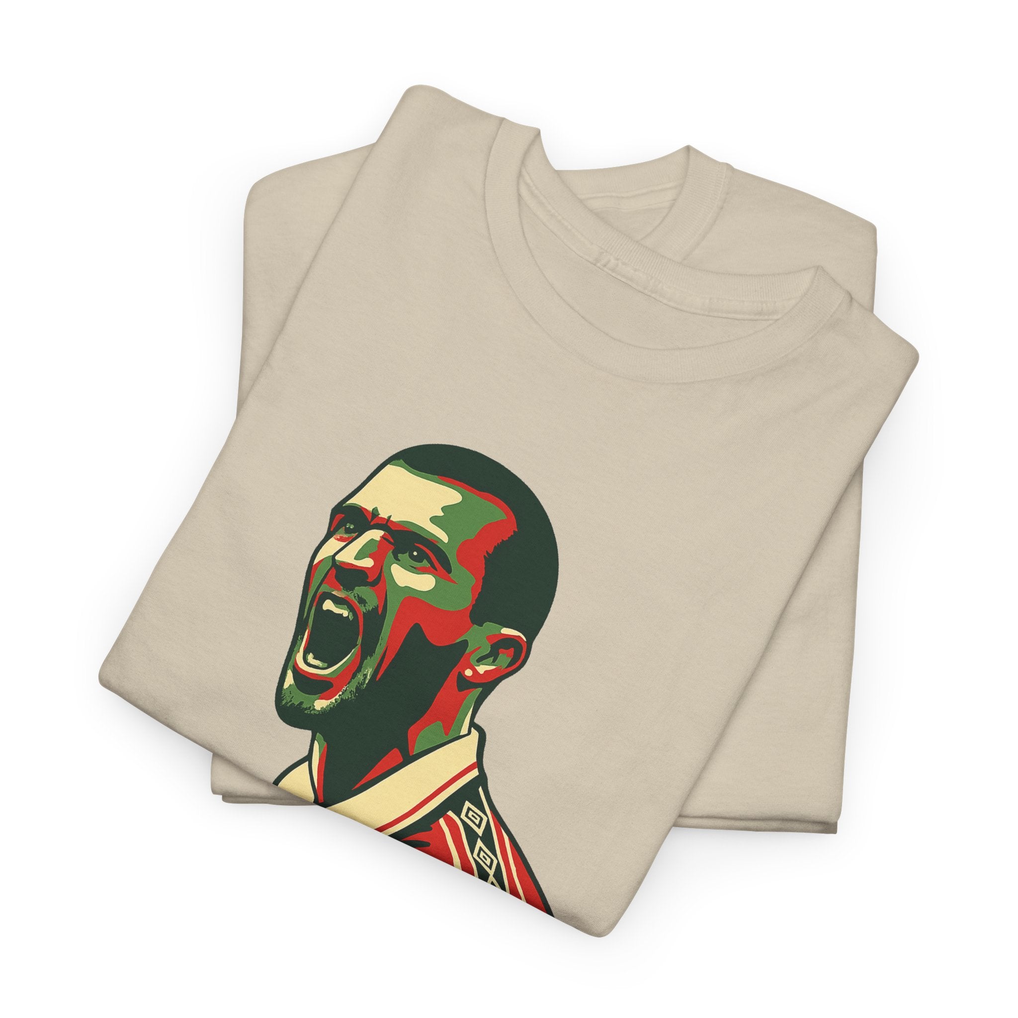 Roy Keane Retro Soccer Tee - Iconic Football Legend Graphic Shirt