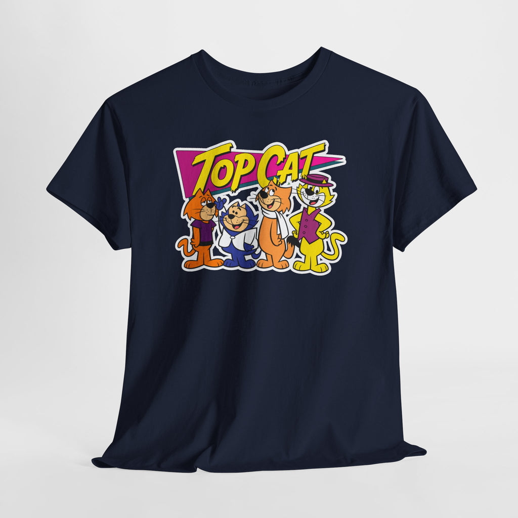 Top Cat Retro Cartoon Cotton T-Shirt / Tee
