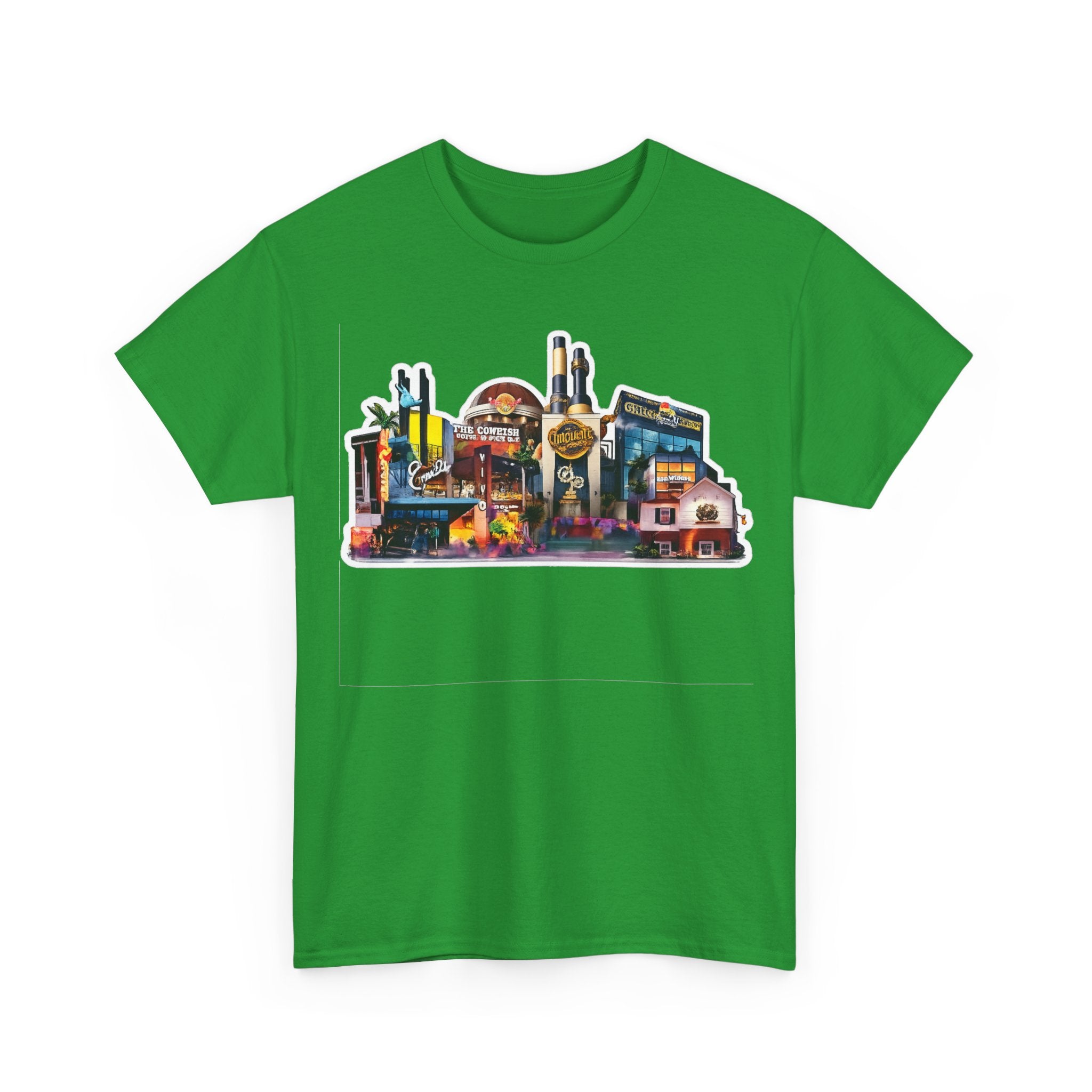Universal Orlando Skyline T-Shirt — Neon Strip Casino Cityscape Tee