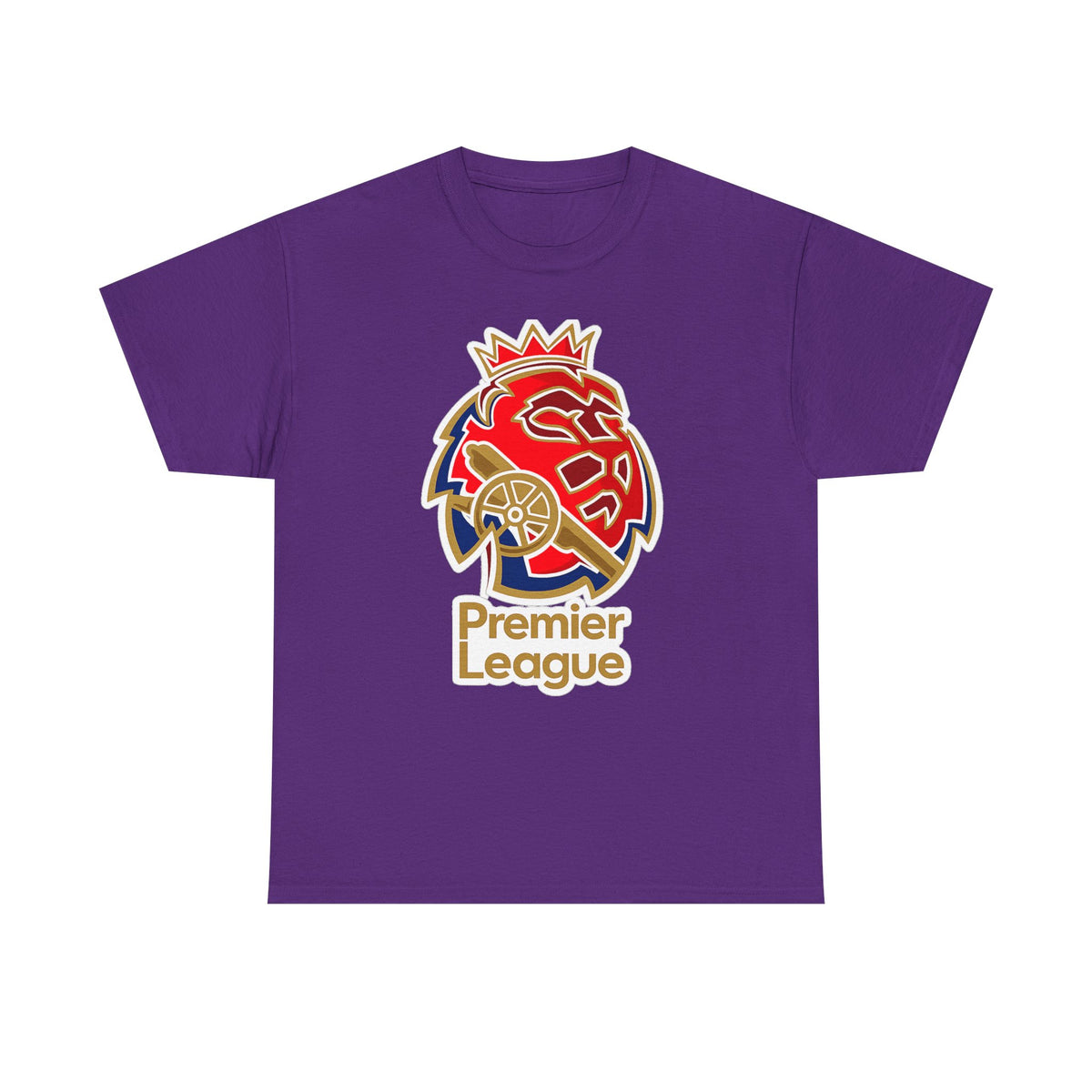 Arsenal Premier League Lion Logo T-Shirt — Soccer Fan Tee