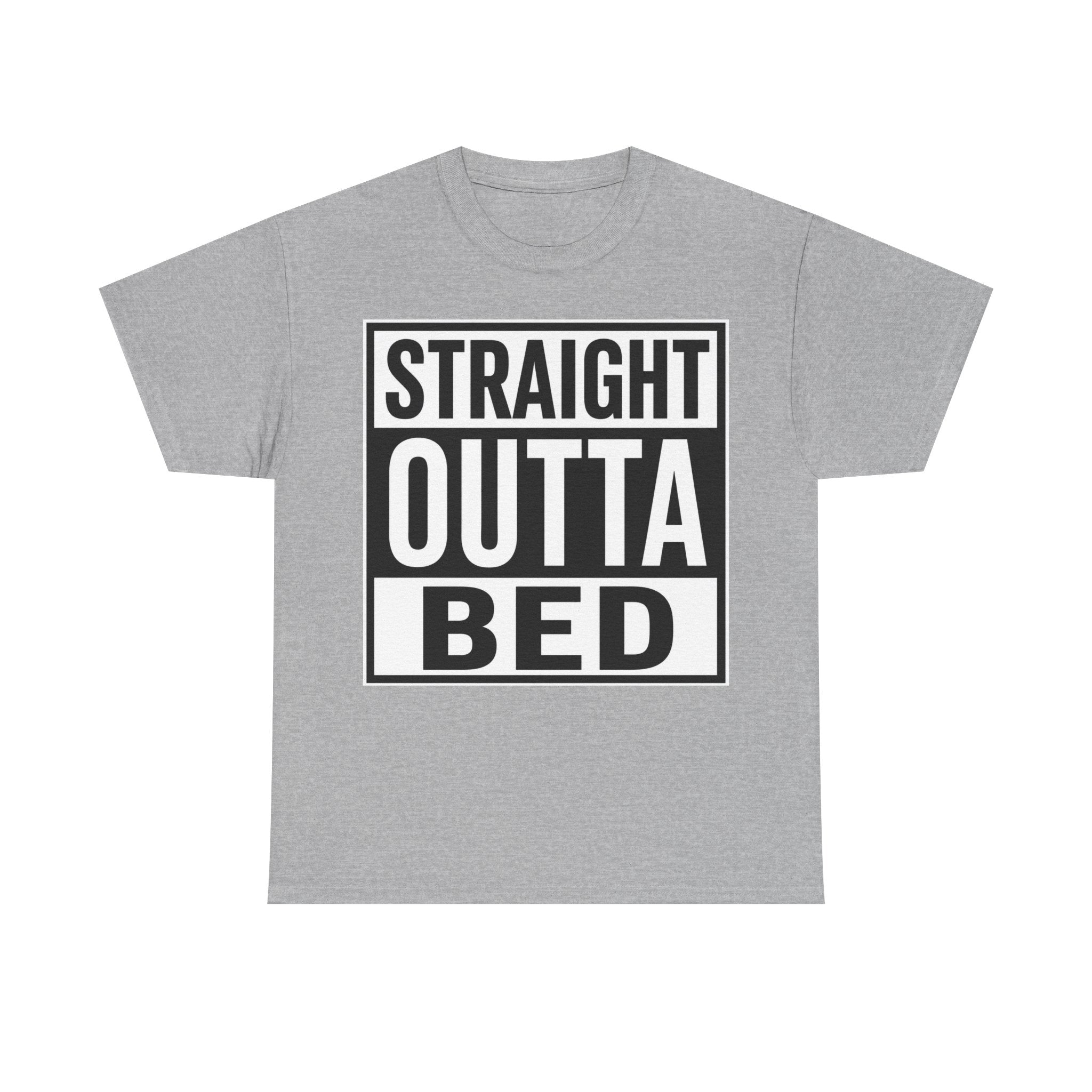 Straight Outta Bed T-Shirt — Funny Morning Graphic Tee