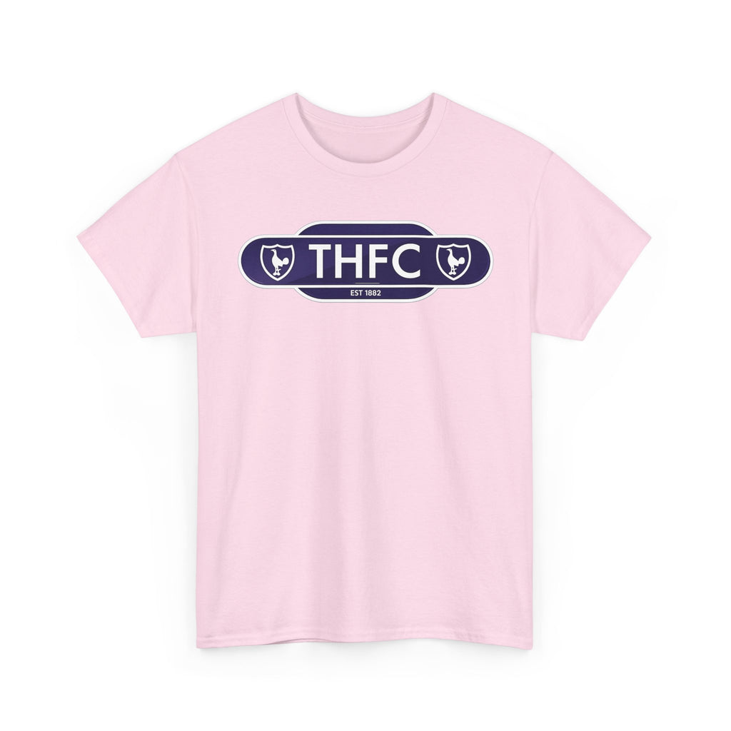 THFC Tottenham Hotspur Railway Sign T‑Shirt — Retro Football Club Tee