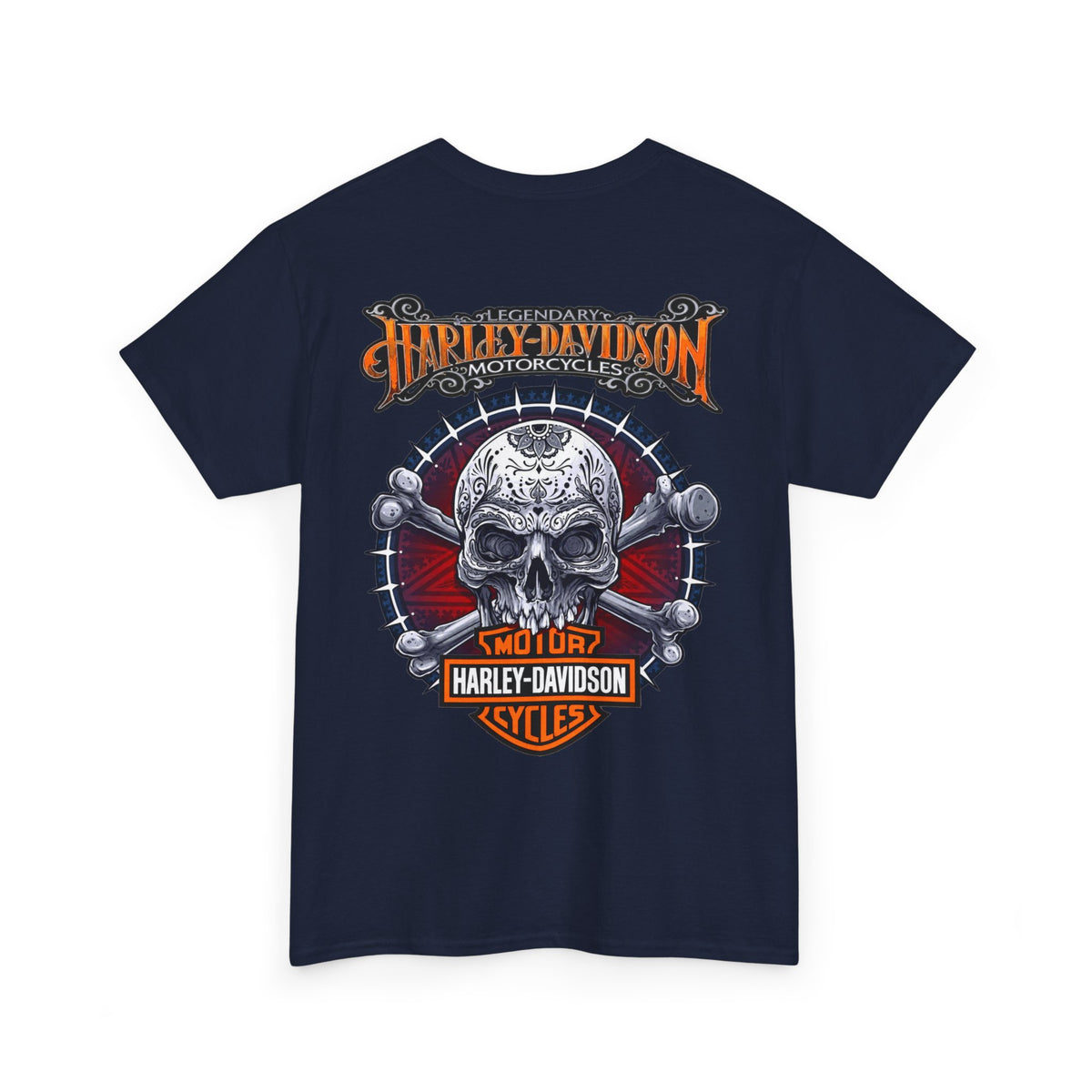 Harley-Davidson Skull Logo Cotton T‑Shirt